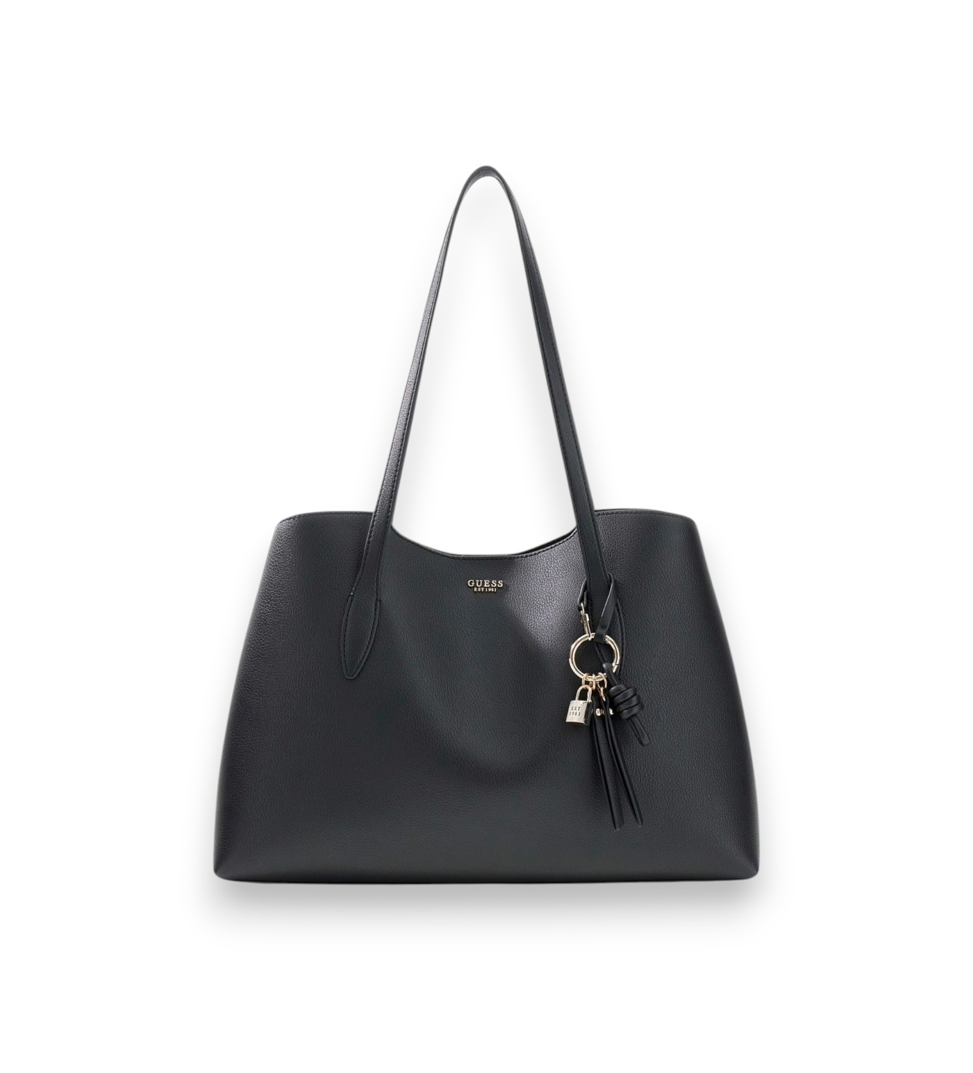 Guess für Damen. HWBG9735230 2-in-1-Tragetasche ?Melody?, schwarz (OSFA), Lässig, Polyurethan