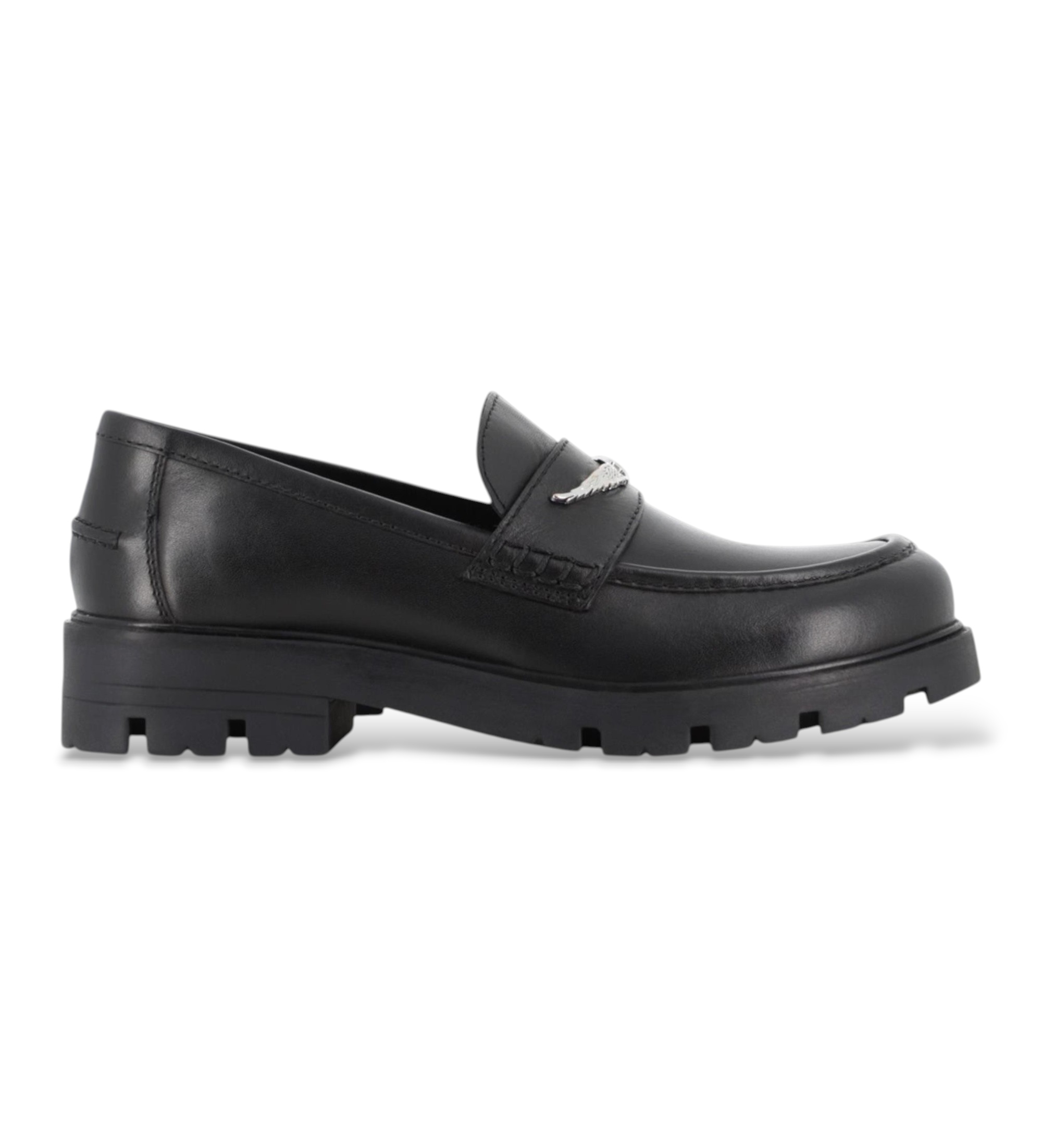 Zadig & Voltairevoor meisjes. X60872 Leren mocassins Joe zwart (38), Leer, Plat, Geen, Casual, Klassiek, kinderkleding