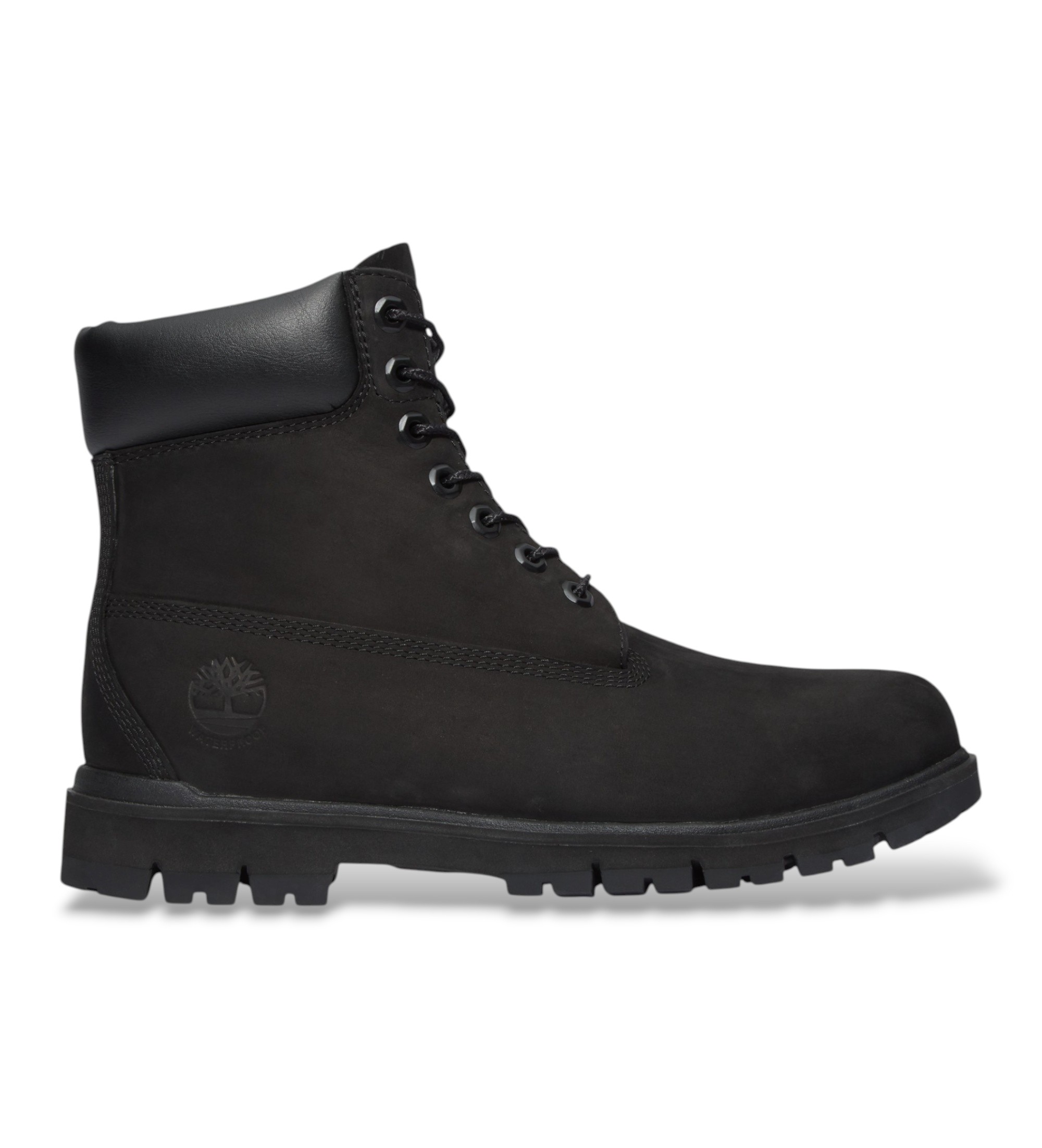 Timberland für Herren. TB1A1JI20011 Stiefel aus Leder Radford schwarz (43 W), Wohnung, Schnürsenkel, Lässig