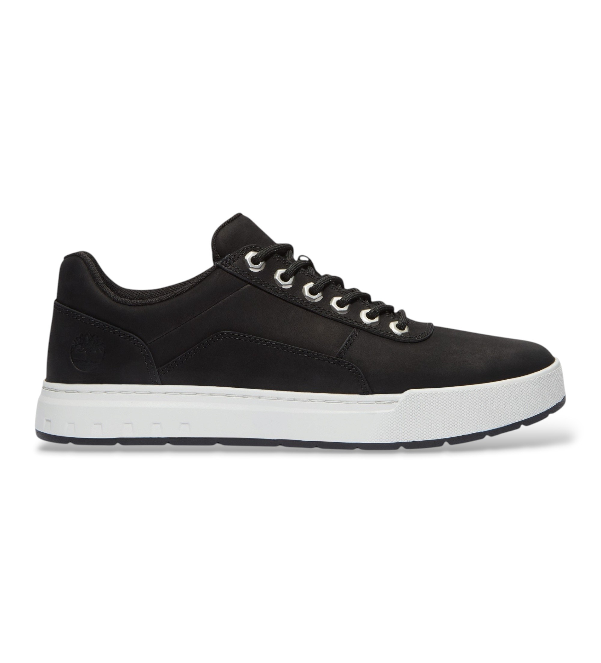 Timberland für Herren. TB0A6GBHW051 Maple Grove Ledersneaker schwarz (42), Wohnung, Nobuck, Schnürsenkel, Lässig