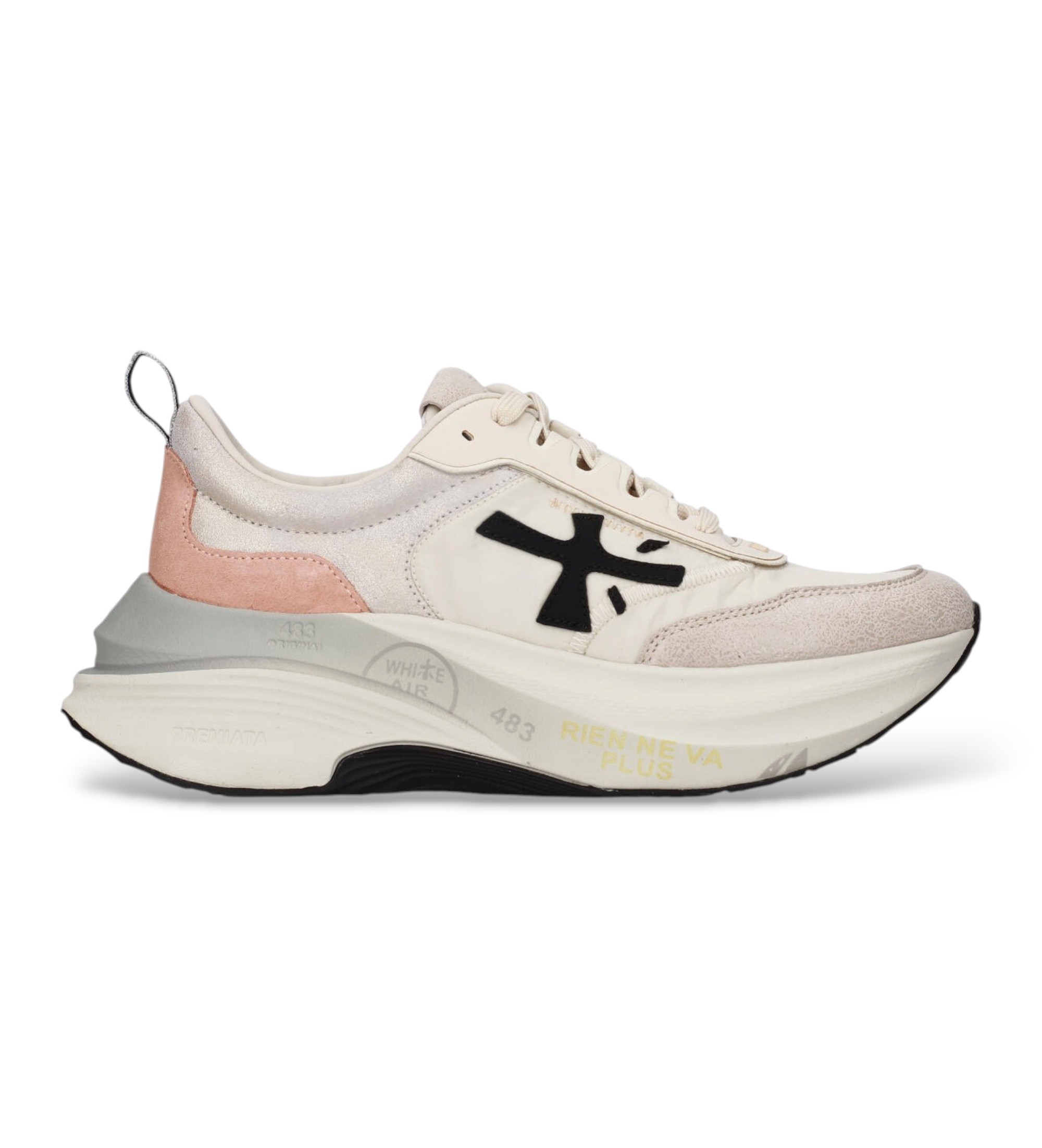 Premiata für Damen. HILL Sneaker Hill weiß (38), Wohnung, Schnürsenkel, Lässig