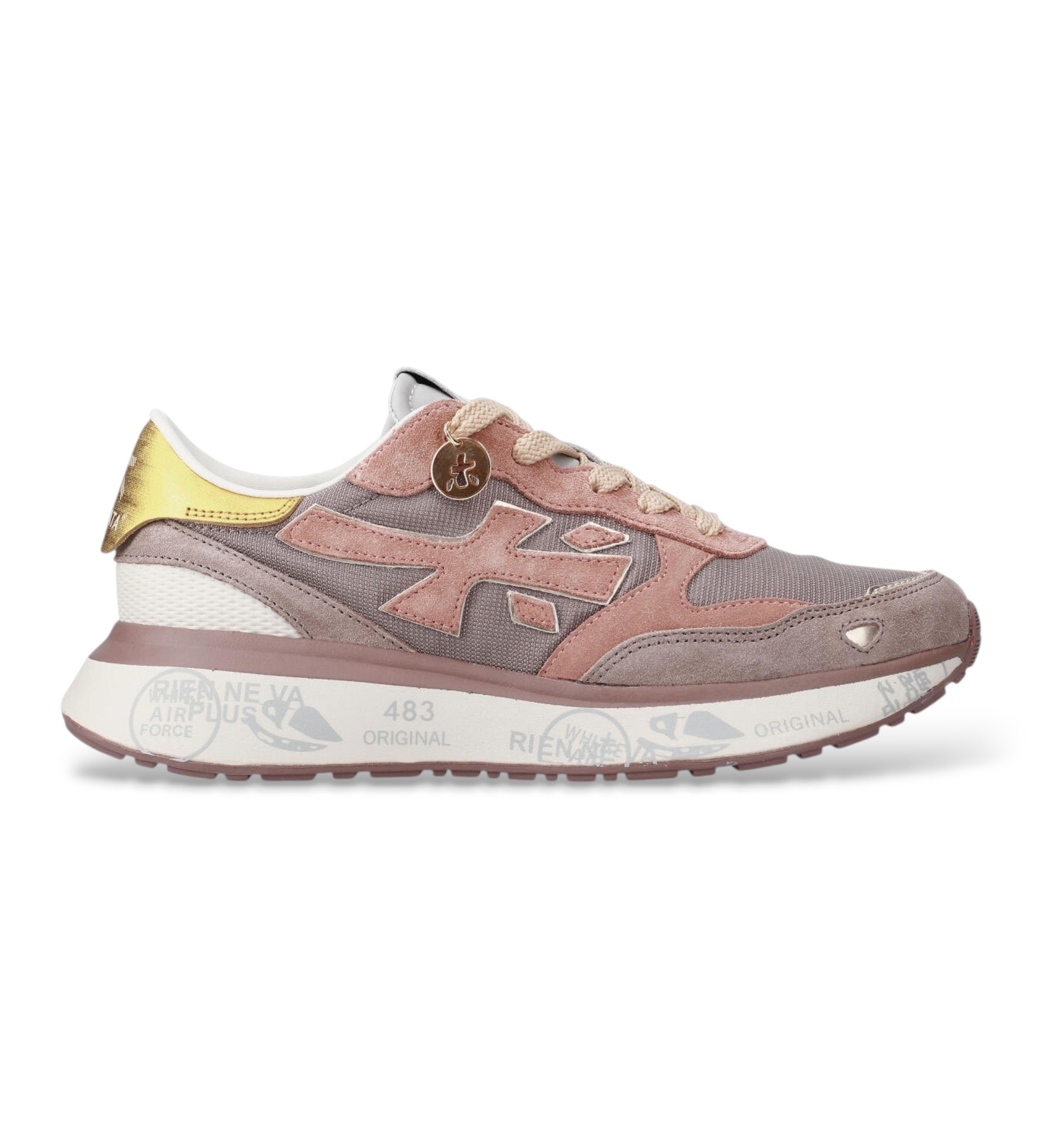 Premiata für Damen. LAURYN Lauryn Sneakers rosa (37), Wohnung, Schnürsenkel, Lässig