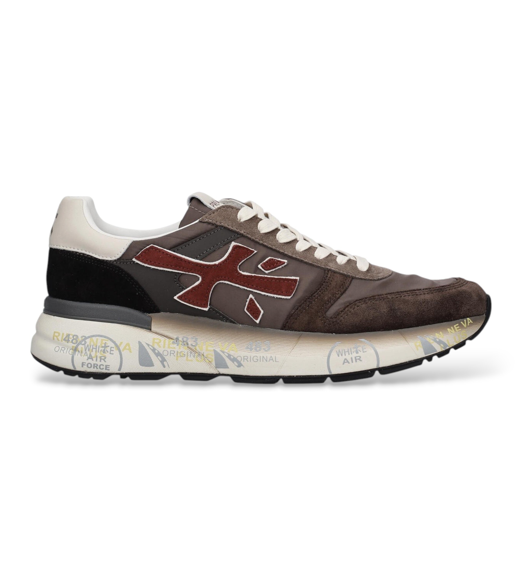 Premiata für Herren. MICK Sneaker Mick braun (44), Wohnung, Schnürsenkel, Lässig