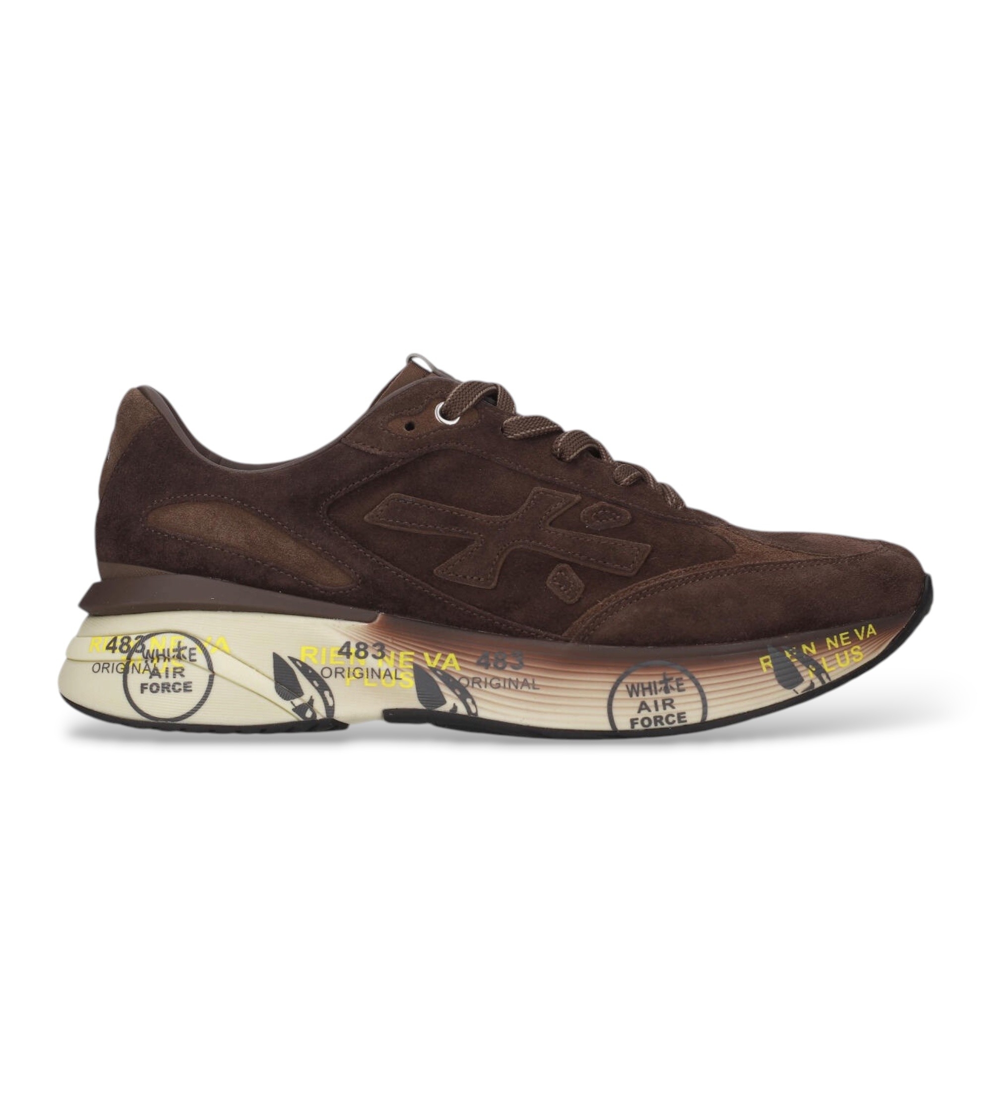 Premiata für Herren. MOERUN Moerun Ledersneaker braun (41), Wohnung, Schnürsenkel, Lässig