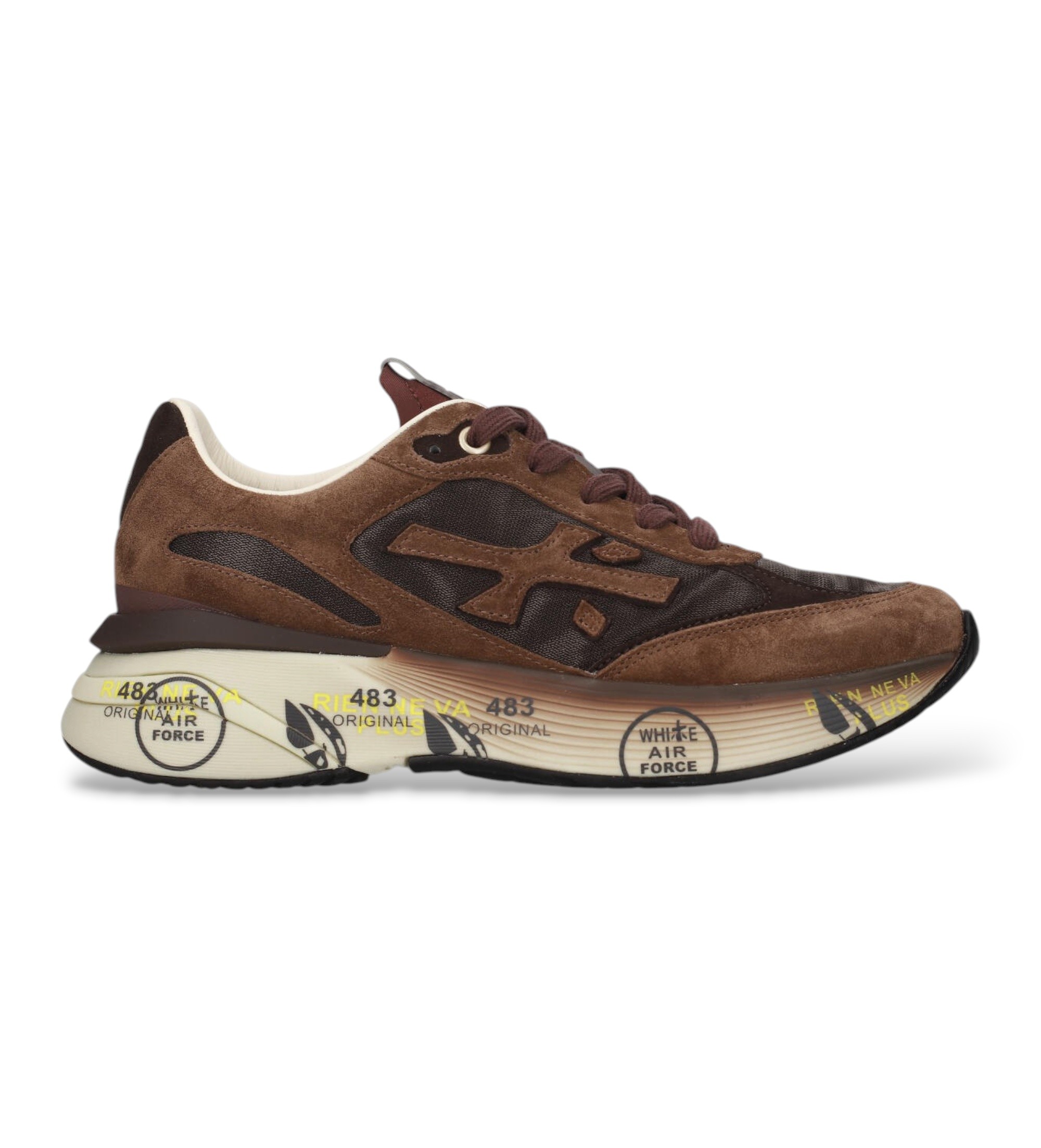 Premiata für Damen. MOERUND Moerund Ledersneaker braun (40), Wohnung, Schnürsenkel, Lässig