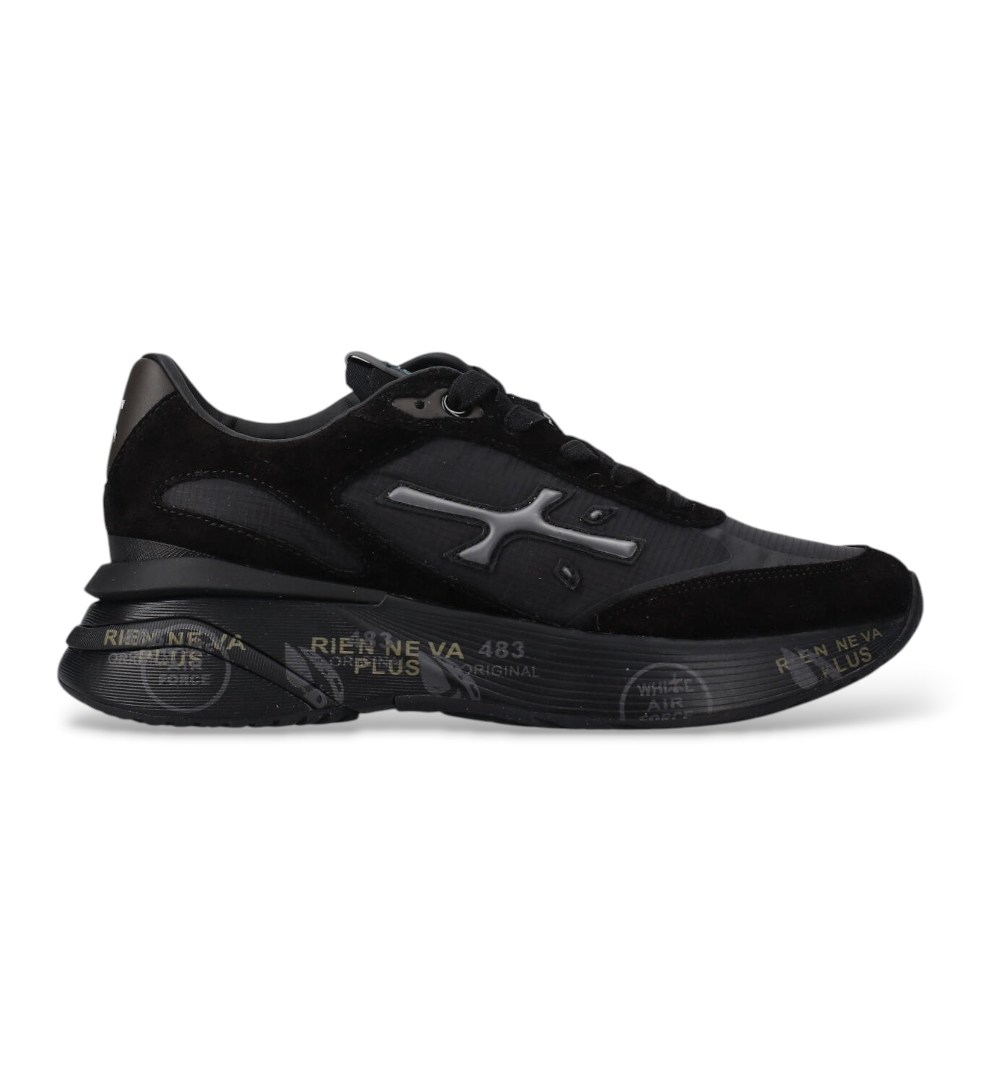 Premiata für Damen. MOERUND Sneaker Moerund schwarz (41), Wohnung, Schnürsenkel, Lässig