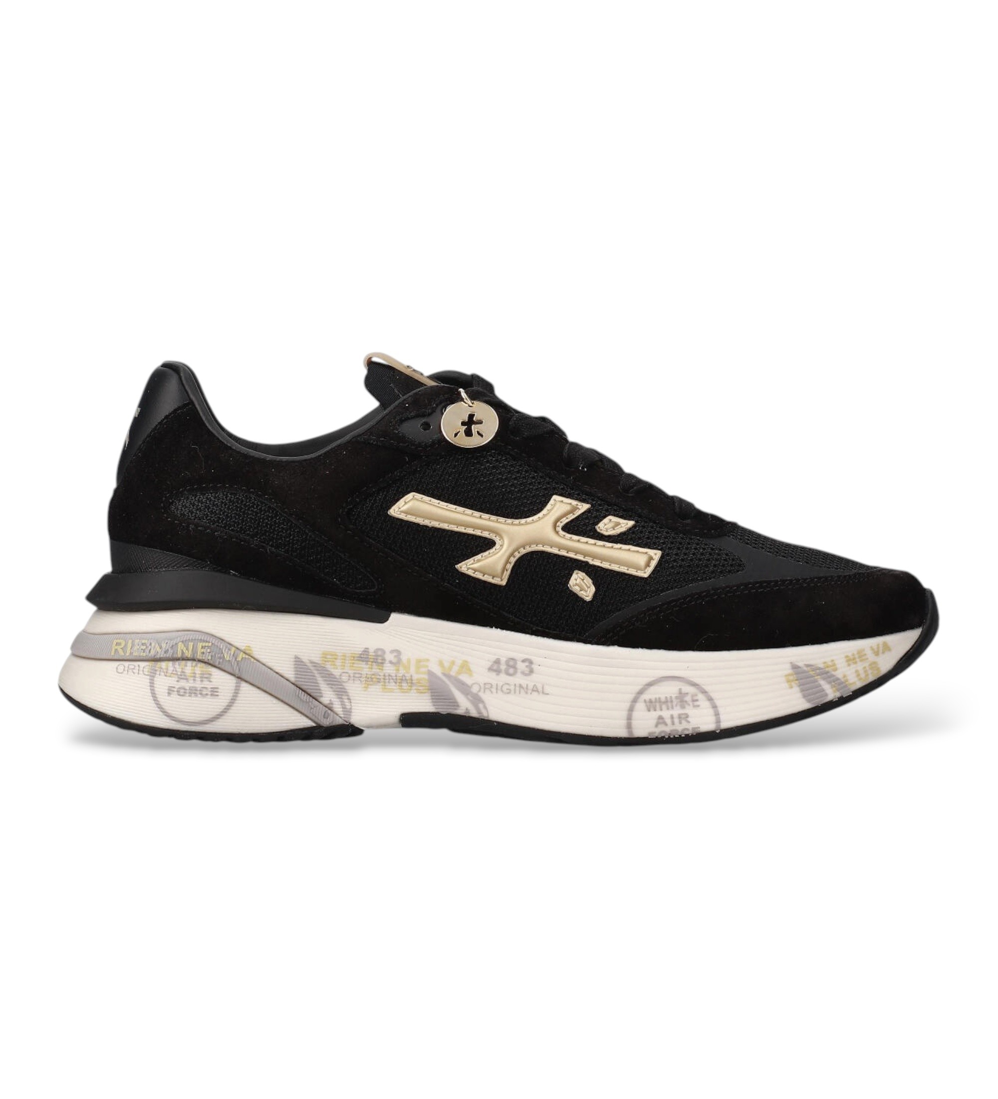 Premiata für Damen. MOERUND Sneaker Moerund schwarz (39), Wohnung, Schnürsenkel, Lässig