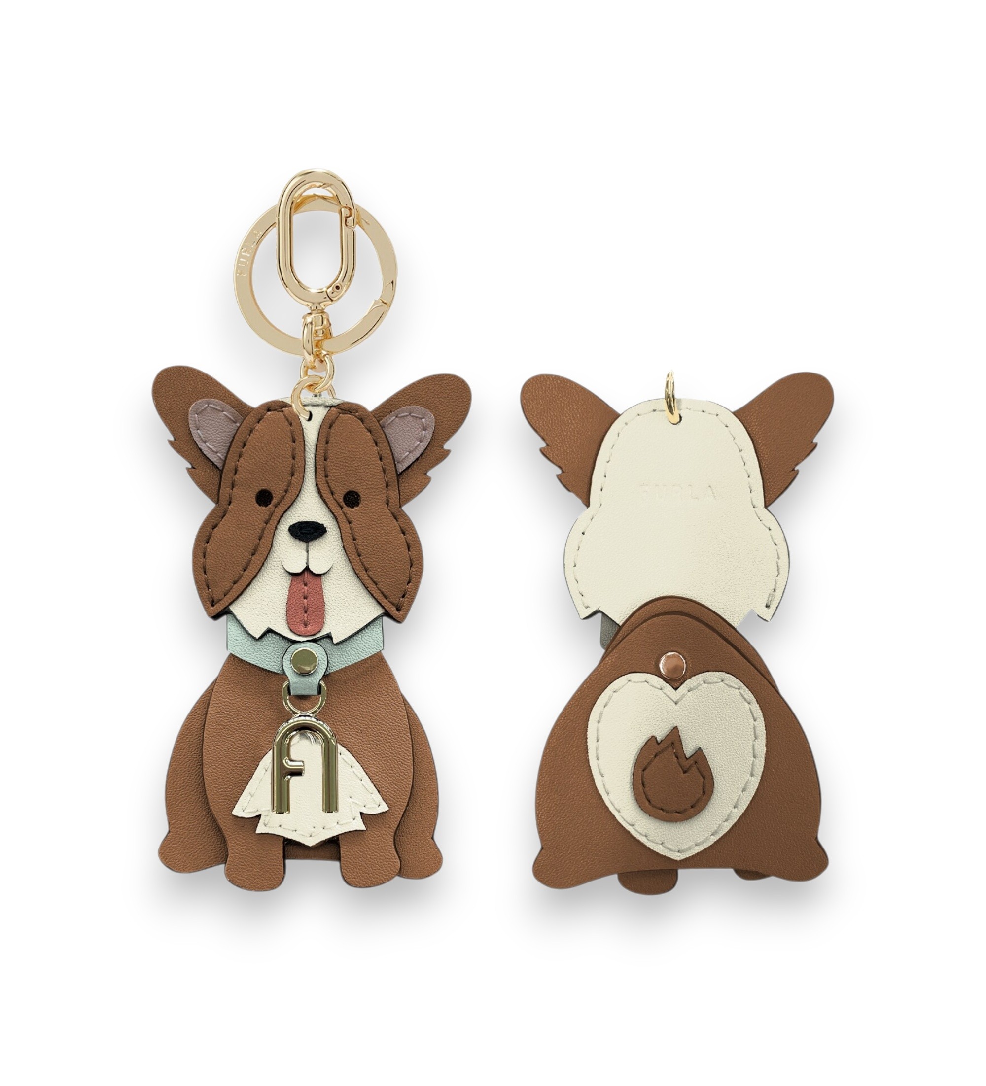 Furla für Damen. WR00898-BX3175 Schlüsselanhänger Allegra Corgi braun (OSFA), Lässig, Synthetisch