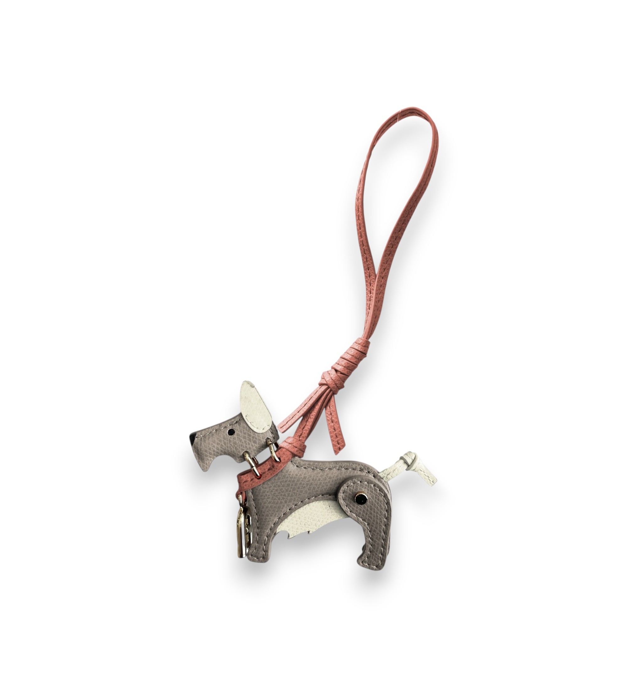 Furla für Damen. WK00618-ACO000 Schlüsselanhänger Allegra Schnauzer grau (OSFA), Lässig, Leder