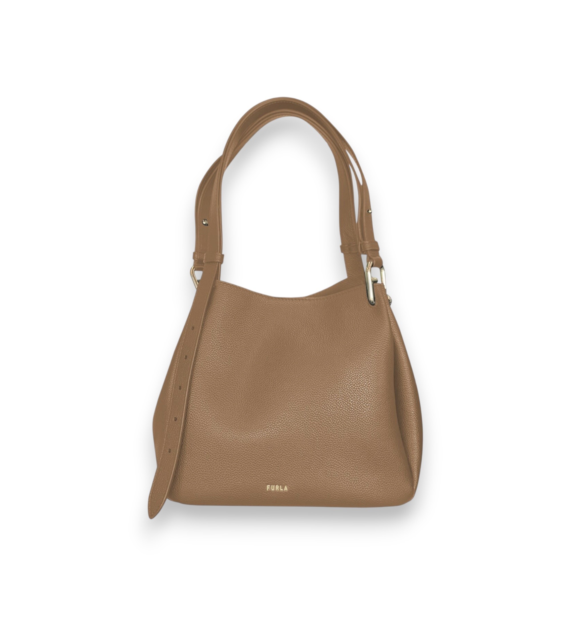 Furla für Damen. WB02020-HSF000 Nuvola M Tote Ledertasche braun (OSFA), Lässig
