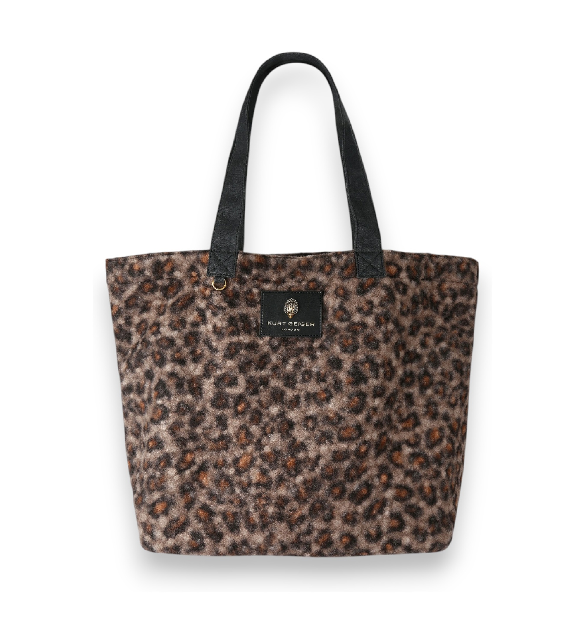 Kurt Geigervoor vrouwen. 6152532689 Bruine Holborn Shopper tas (OSFA), Casual, Dierenprint, Stof