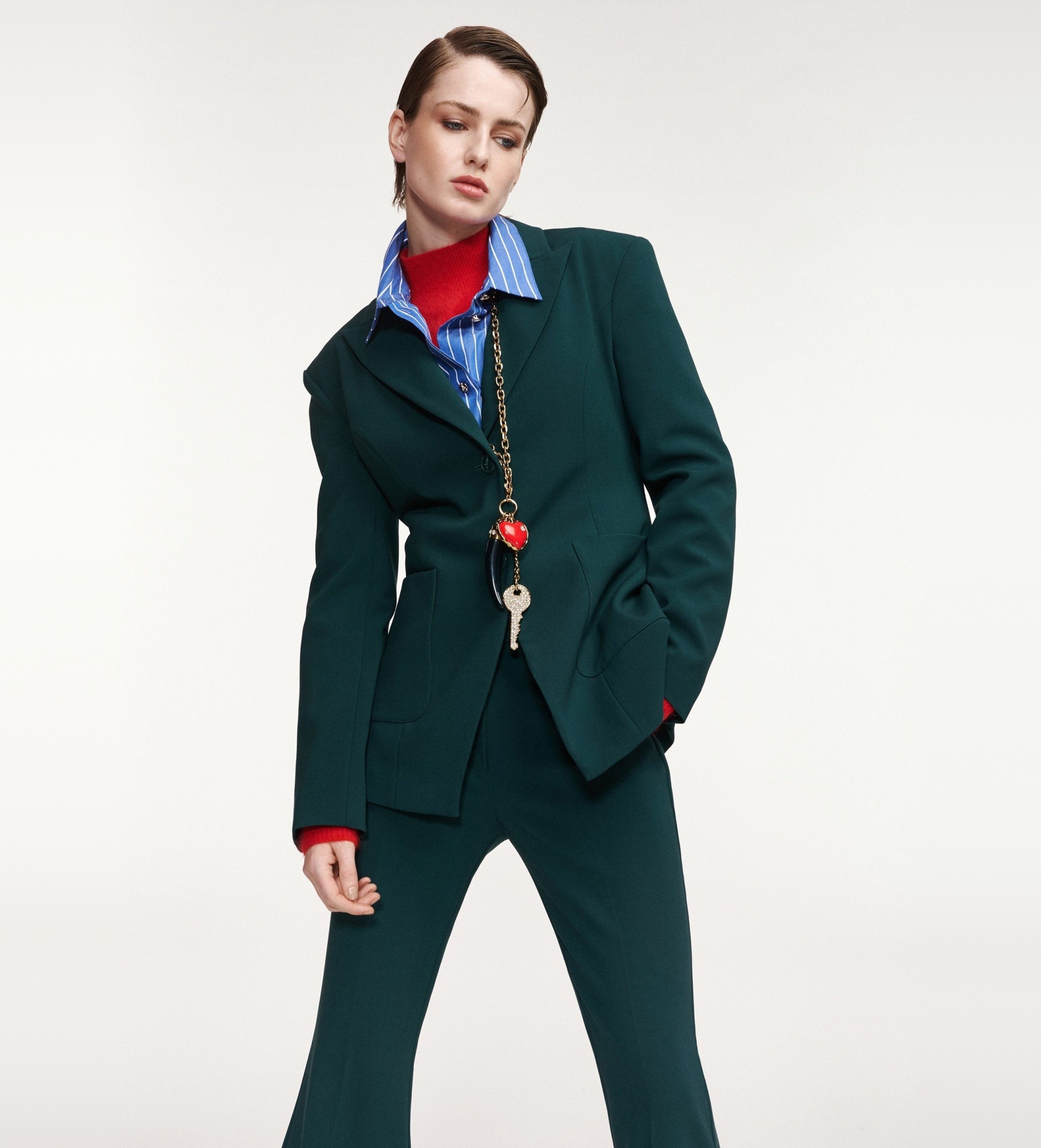 Essentiel Antwerp für Damen. KNIGHTLY Knightly Slim-Fit-Blazer dunkelgrün (36), Klassisch, Polyester