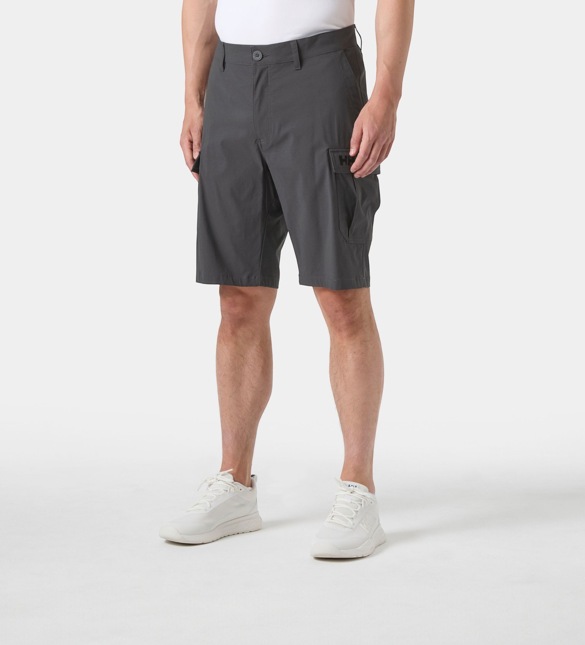 Helly Hansenvoor mannen. 34537 HH Quick Dry cargo bermuda grijs (33), Casual, Polyamide
