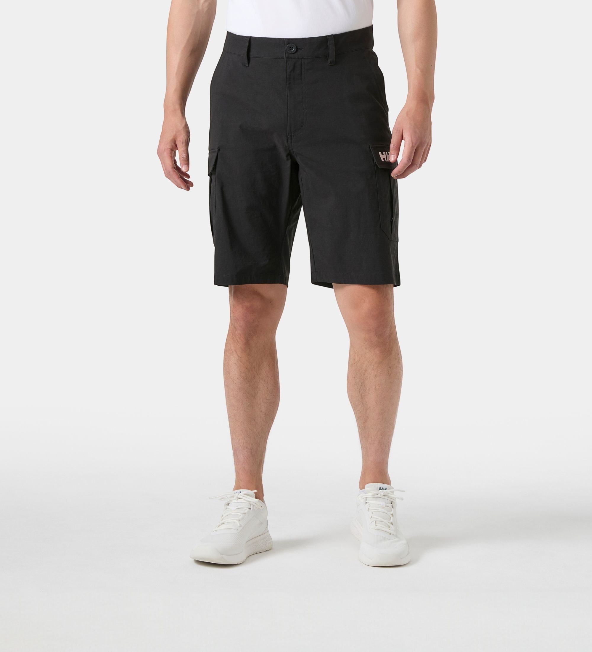 Helly Hansenvoor mannen. 34537 HH Quick Dry cargo bermuda zwart (30), Casual, Polyamide