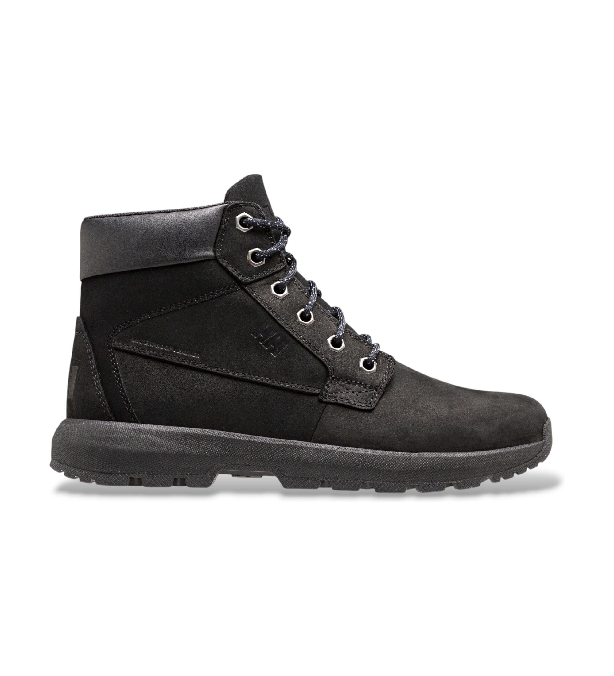Helly Hansenvoor mannen. 11653 Bowstring Primaloft leren laarzen zwart (46), Leer, Plat, Veters, Casual