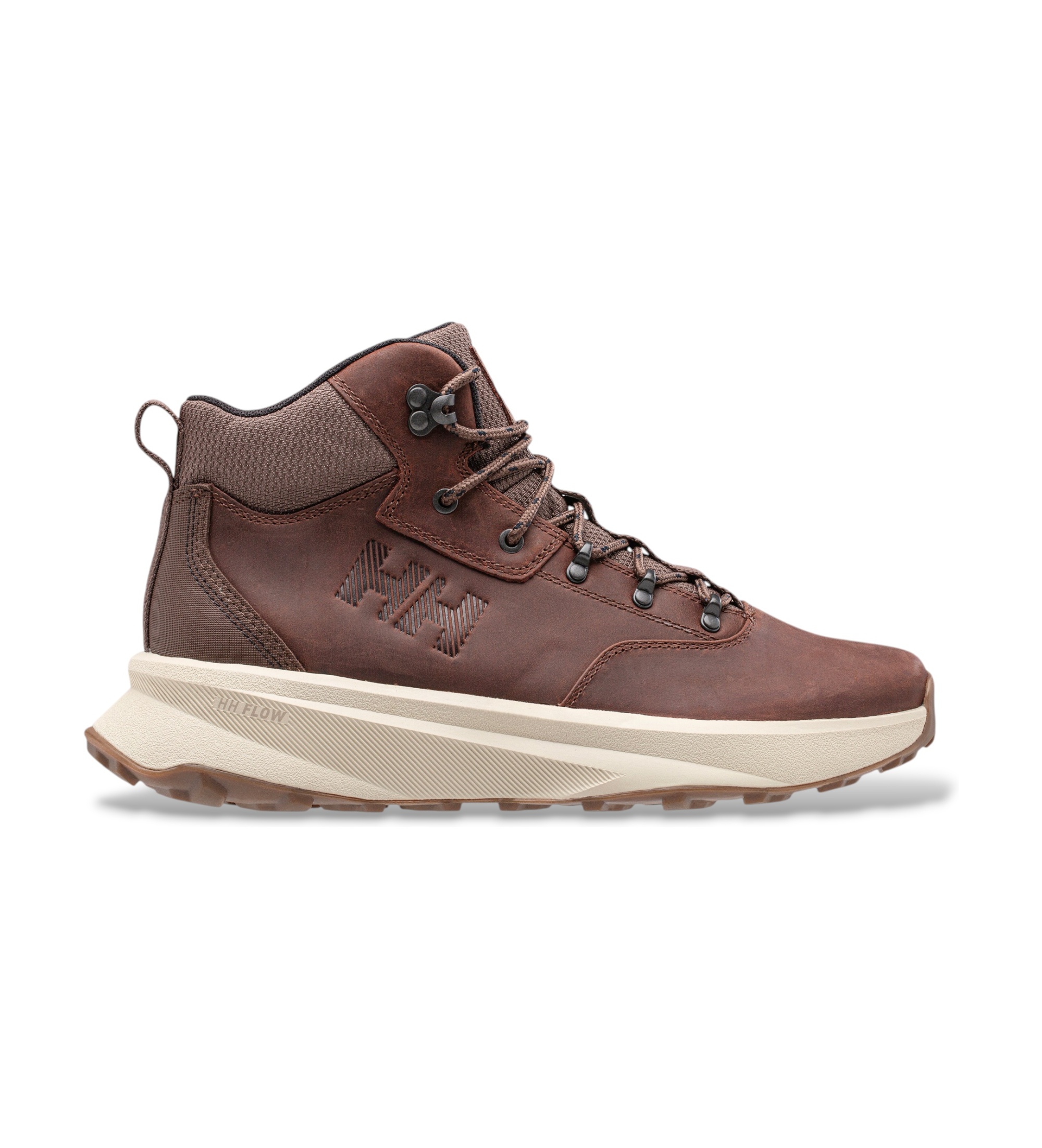 Helly Hansenvoor mannen. 12125 Bruine leren Coastal laarzen (41), Plat, Nubuck, Veters, Casual, Buiten