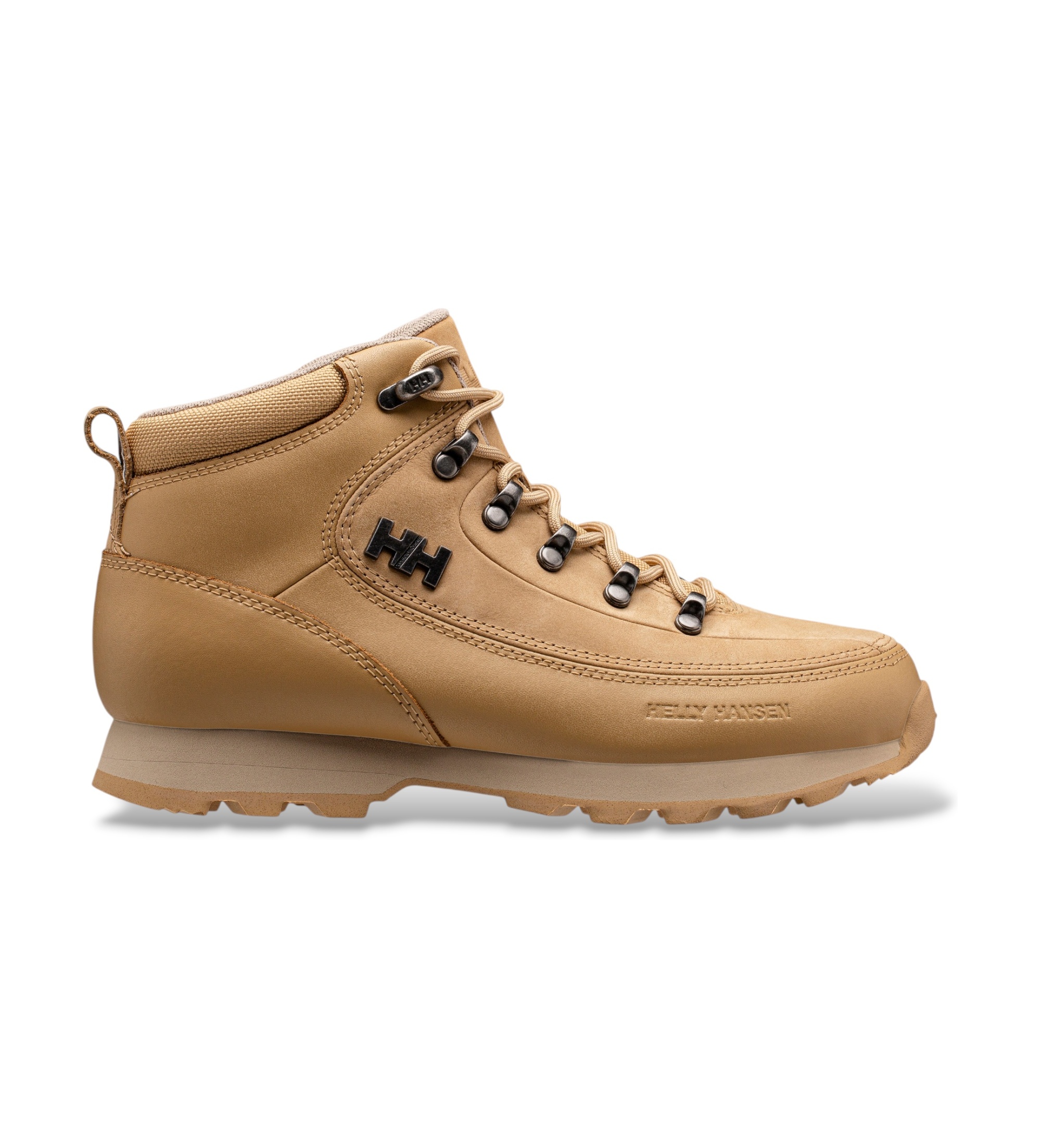 Helly Hansenvoor mannen. 12030 Beige leren Forester Premium laarzen (45), Leer, Plat, Veters, Casual, Buiten