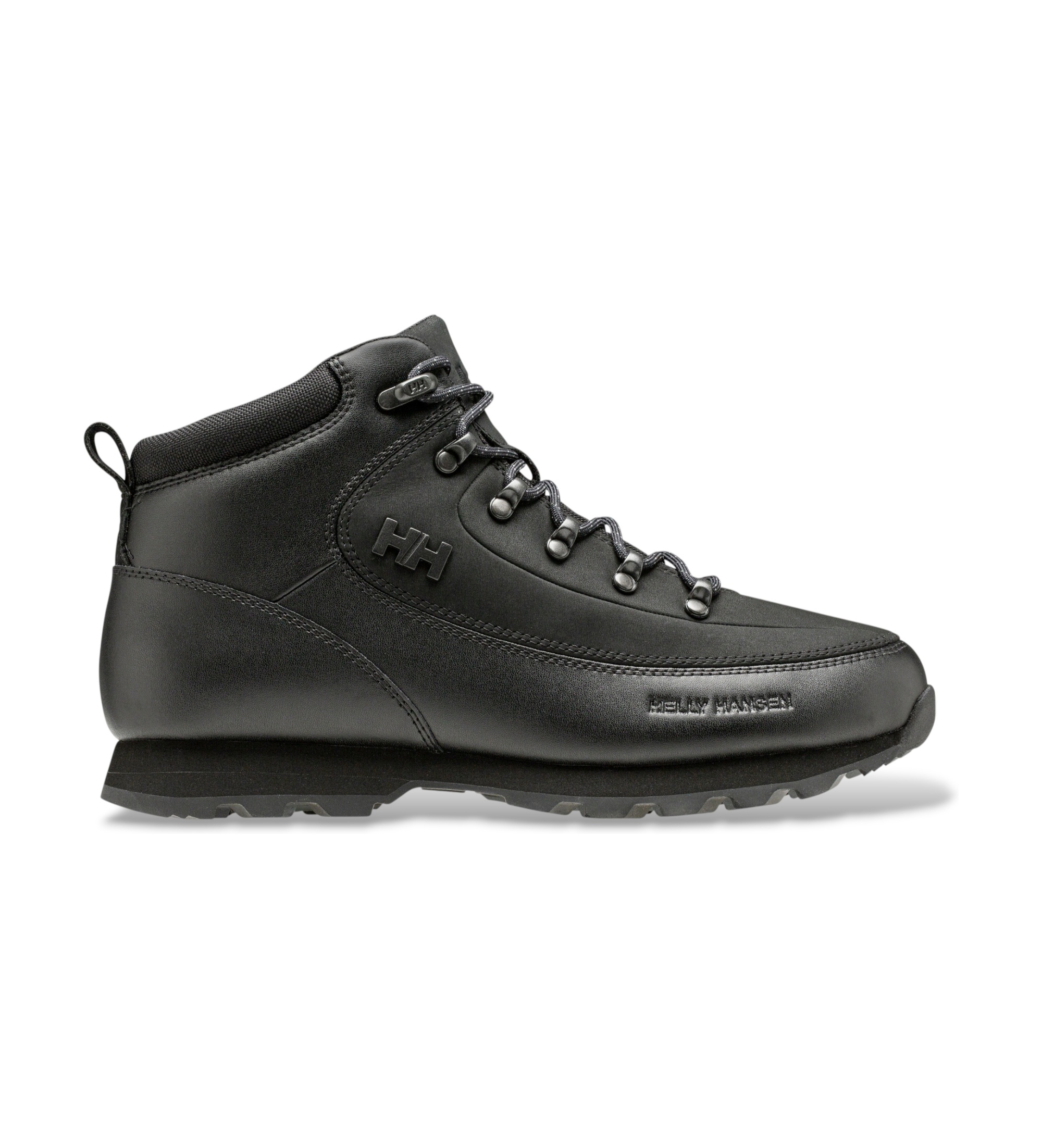 Helly Hansenvoor mannen. 12030 Forester Premium leren laarzen zwart (45), Leer, Plat, Veters, Casual, Buiten