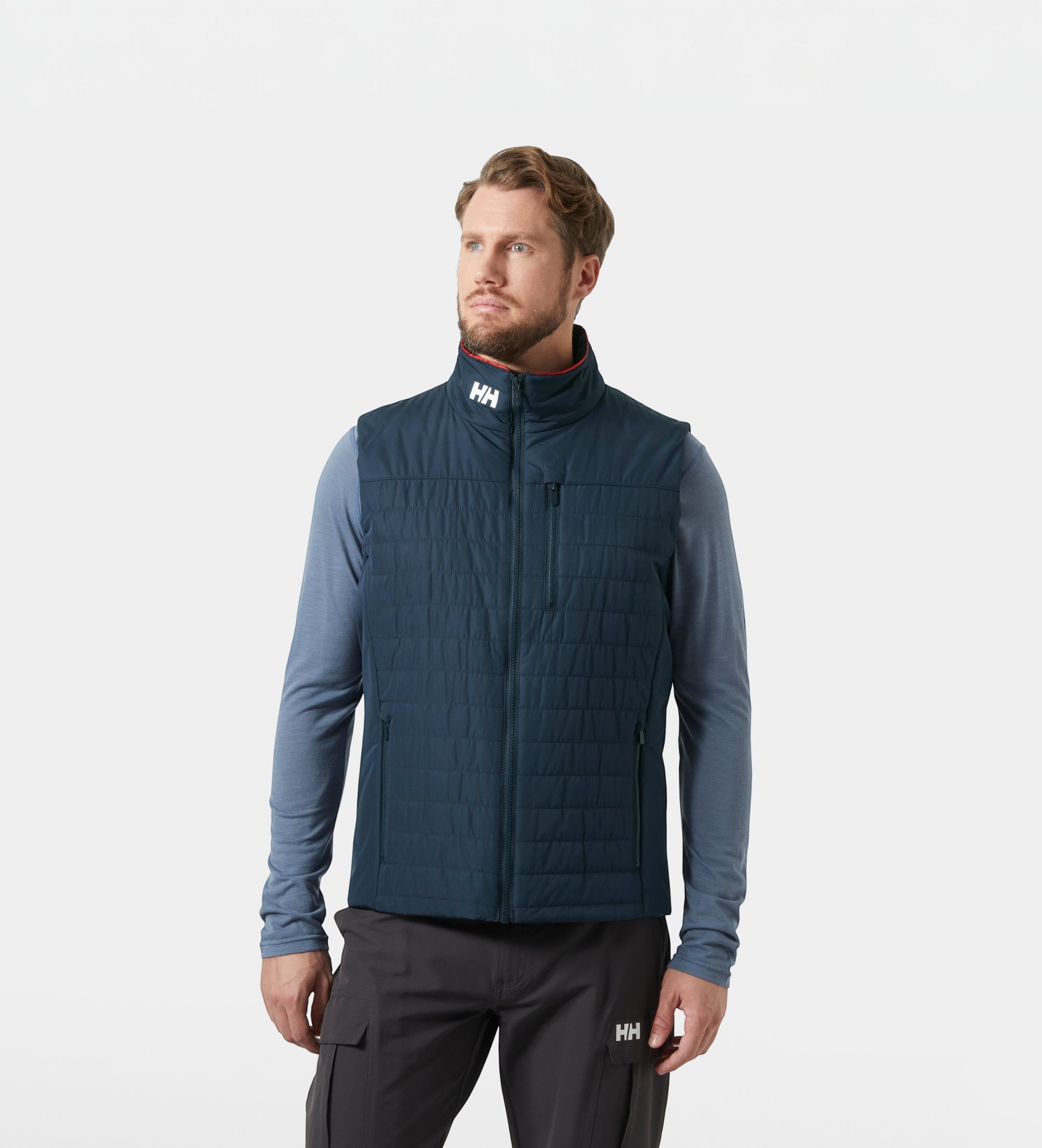 Helly Hansenvoor mannen. 30377 Marineblauw Crew Insulator isolerend vest (4XL), Casual, Polyester