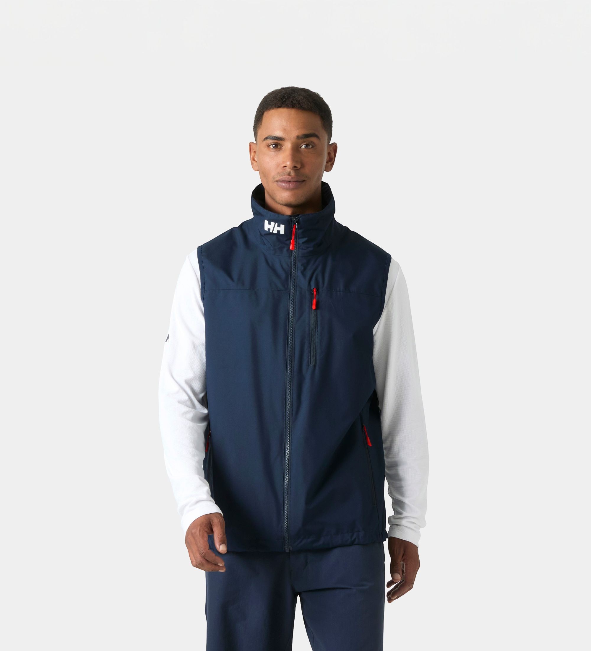 Helly Hansenvoor mannen. 34446 Nautische vest Crew 2.0 marineblauw (XXL), Casual, Polyester