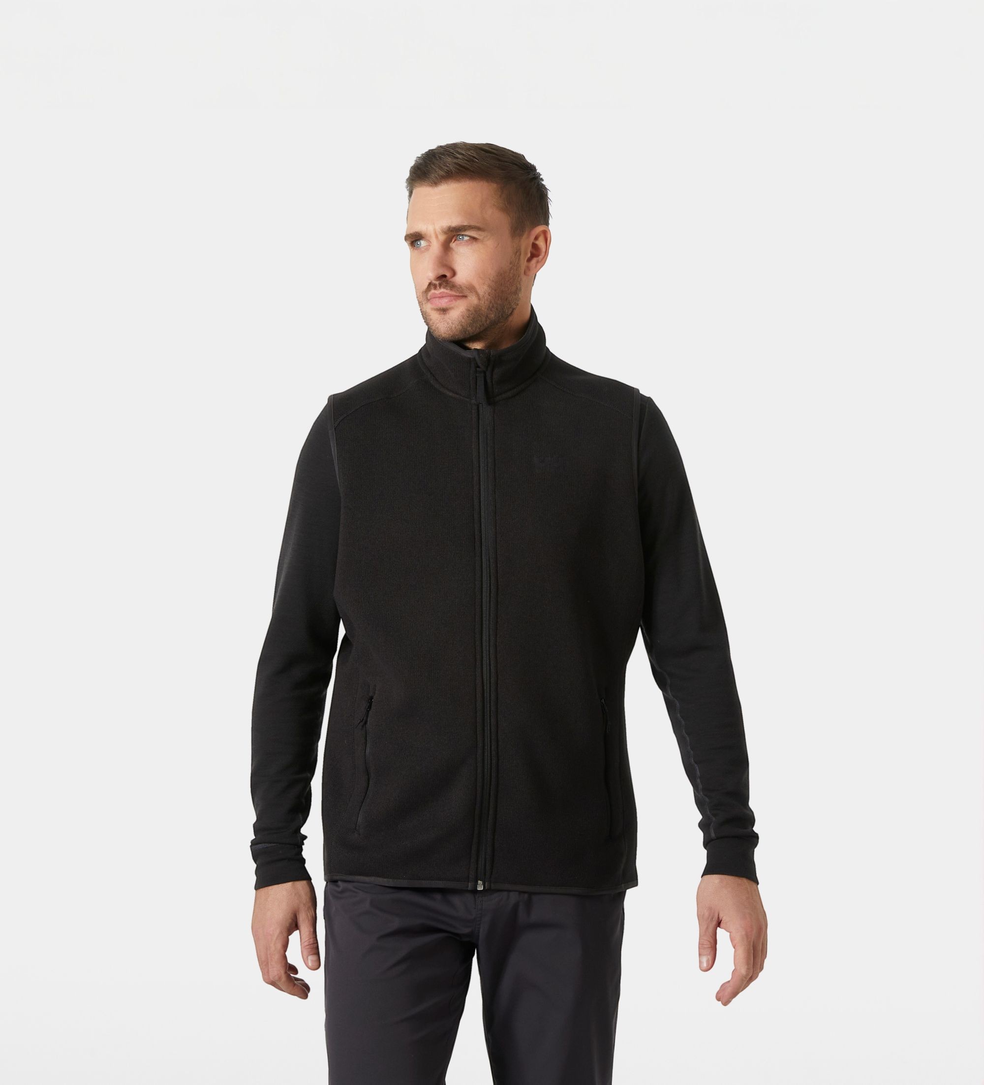 Helly Hansenvoor mannen. 49463 Vest Varde 2.0 fleece zwart (S), Casual, Polyester