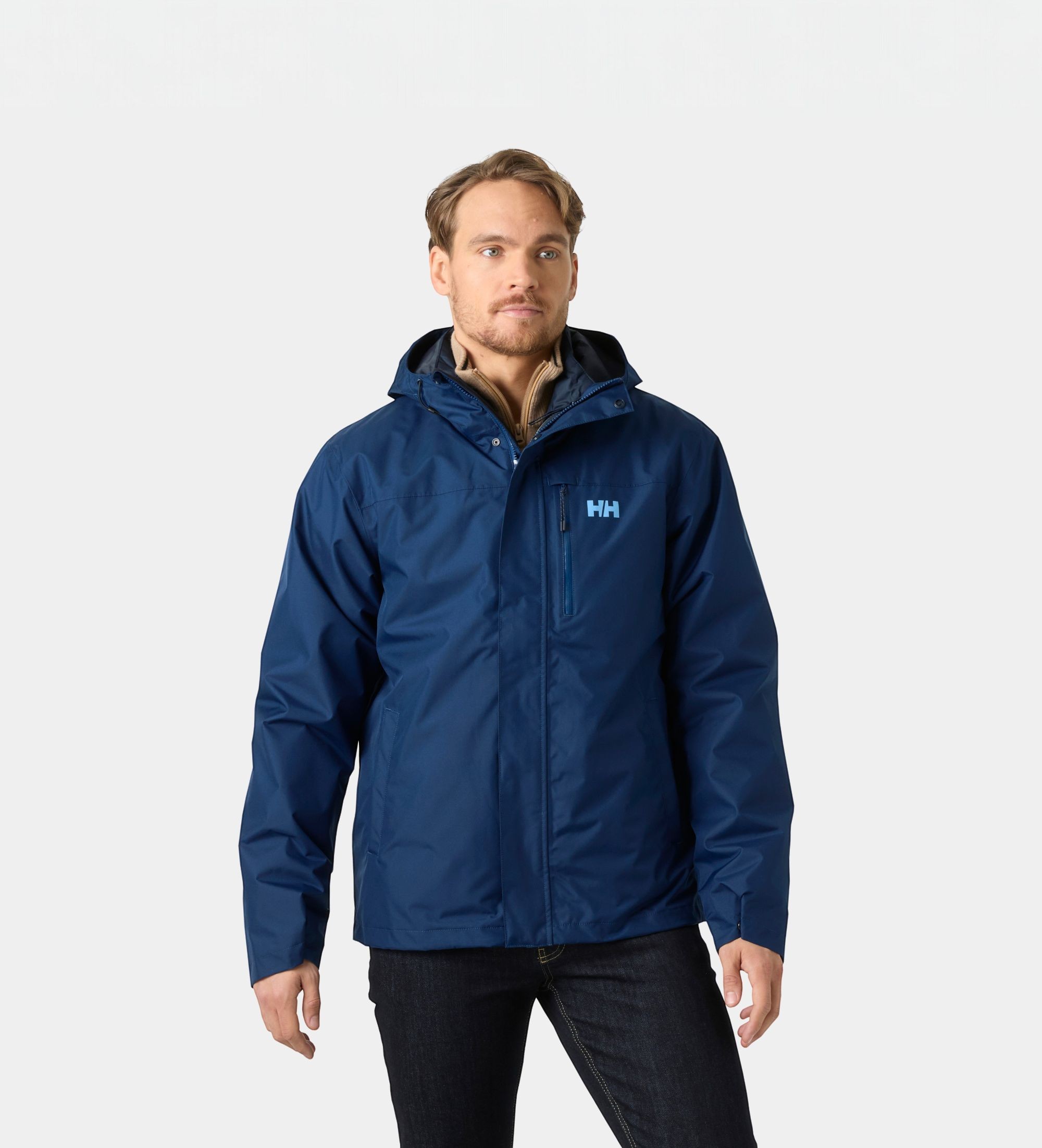 Helly Hansenvoor mannen. 53679 Jack 3-in-1 Juell blauw (XXL), Casual, Polyester, Buiten, Marineblauw