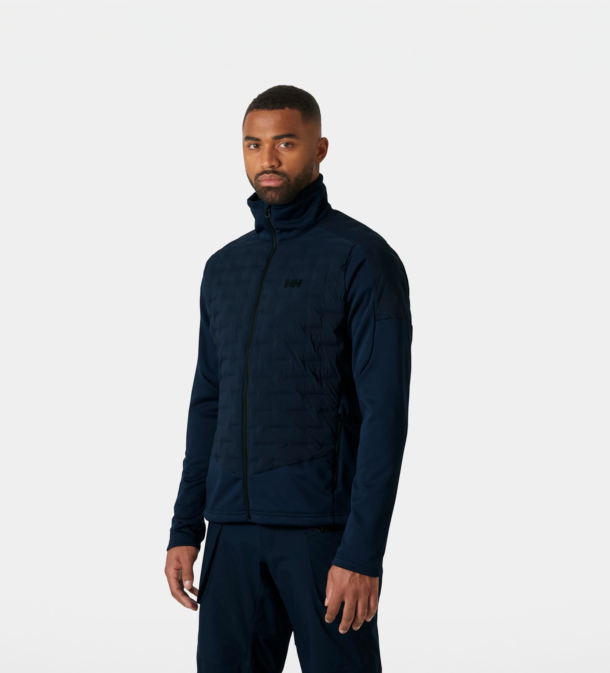 Helly Hansenvoor mannen. 34103 HP Hybrid Stretch geïsoleerde jas marineblauw (XL), Casual, Polyester, Buiten