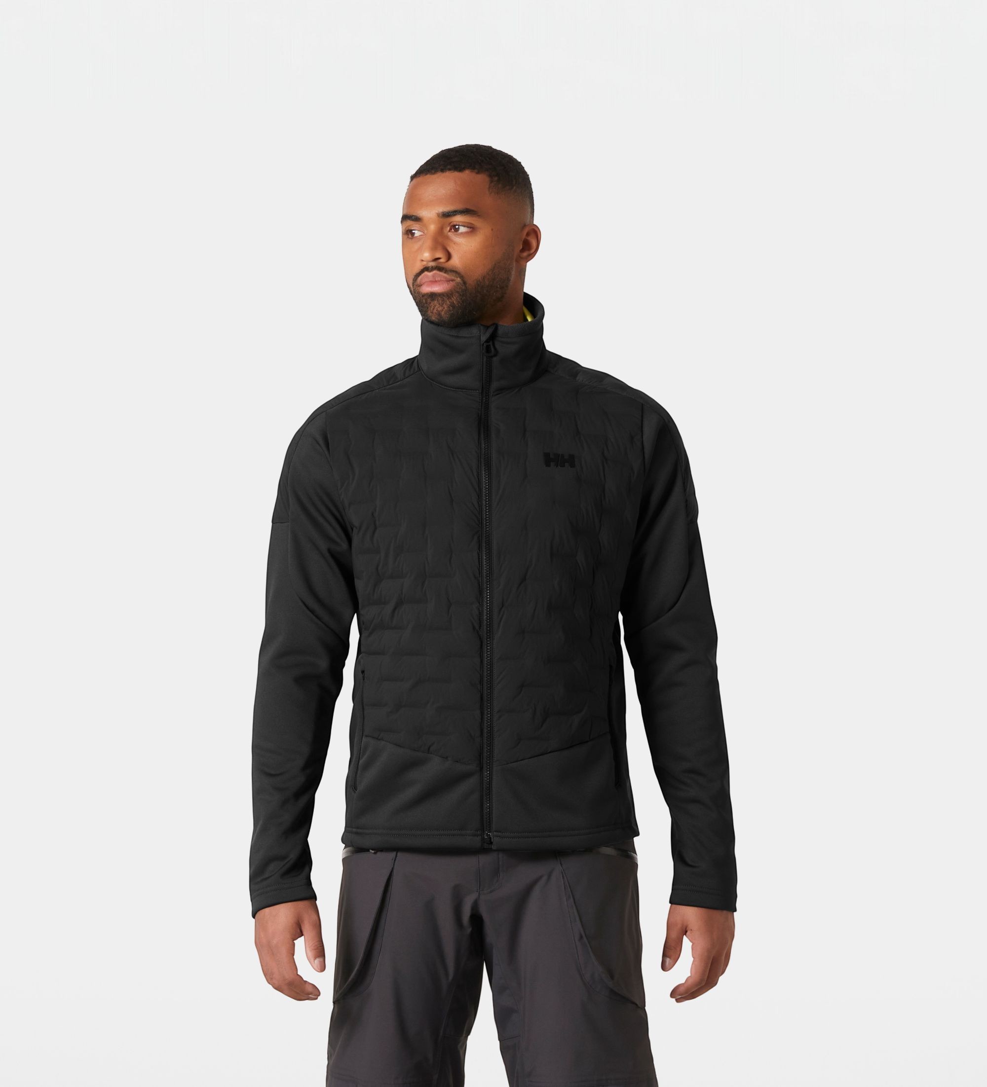 Helly Hansenvoor mannen. 34103 Zwarte HP Hybrid Stretch isolerende jas (S), Casual, Polyamide, Buiten