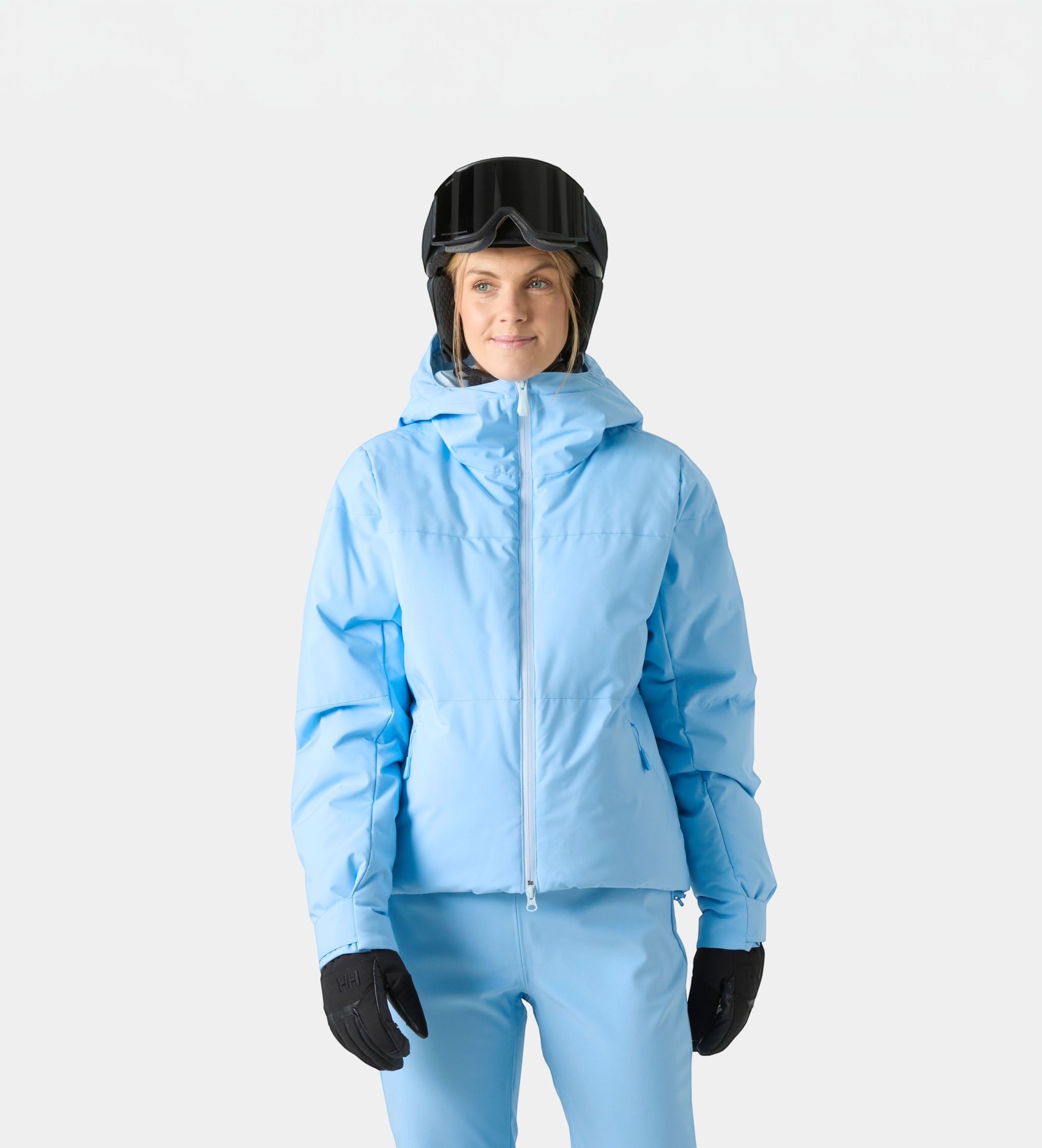Helly Hansenvoor vrouwen. 65897 Nora Short Puffy skijas blauw (XL), Casual, Polyester, Buiten