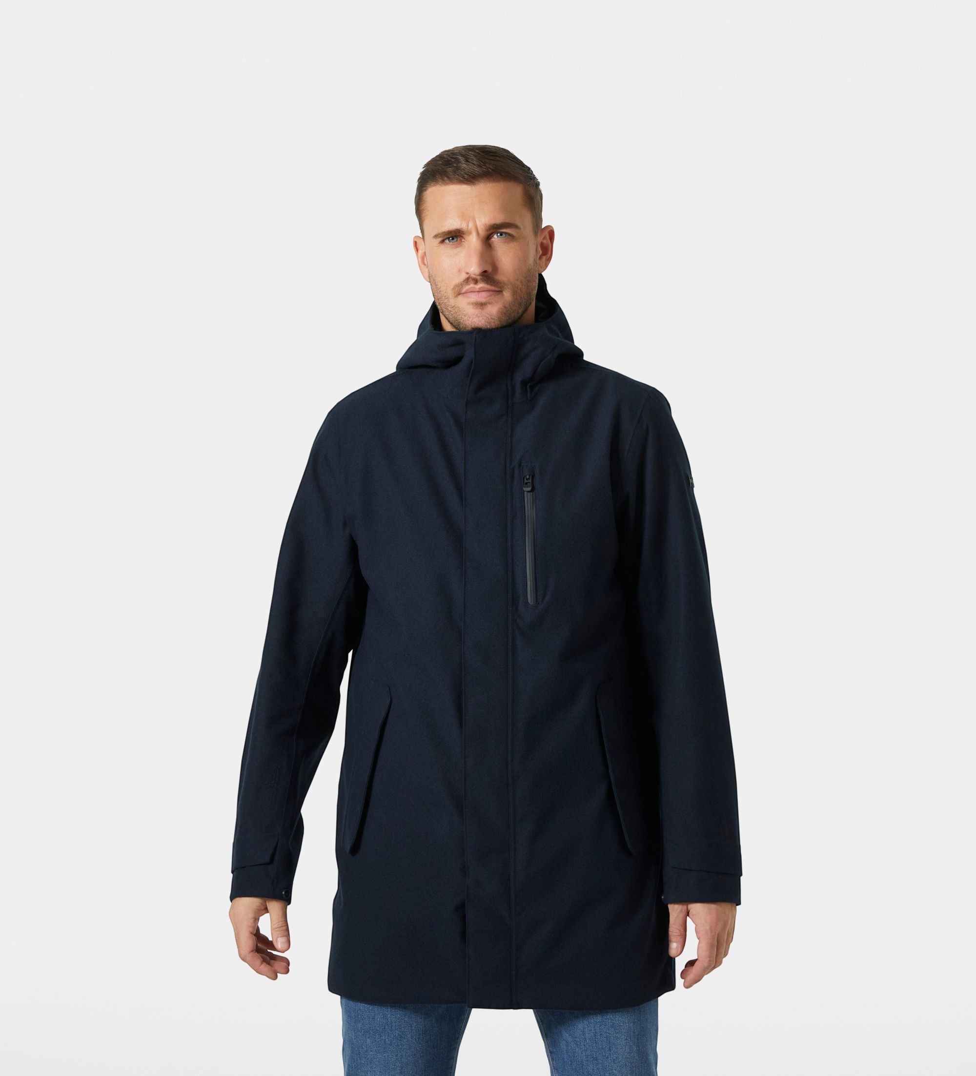 Helly Hansenvoor mannen. 54488 Frogner jack marineblauw (XL), Casual, Polyester, Buiten