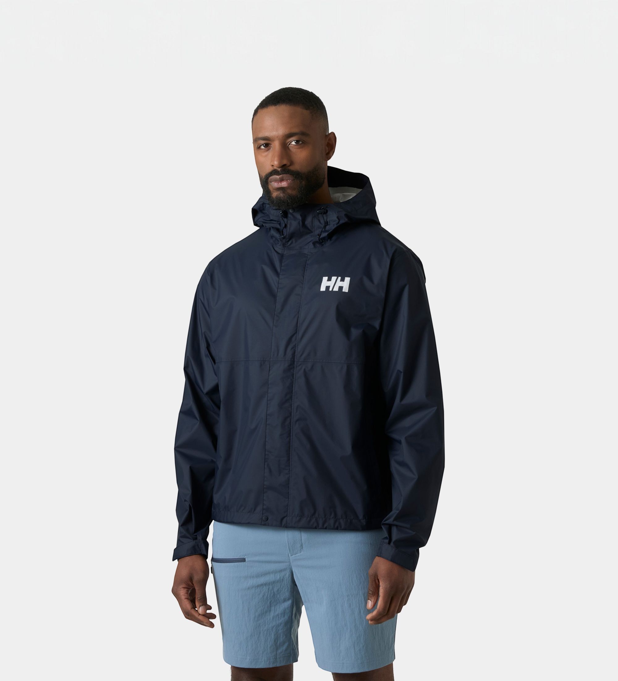Helly Hansenvoor mannen. 63396 Marineblauw waterdicht Loke-jack (L), Casual, Polyamide, Buiten