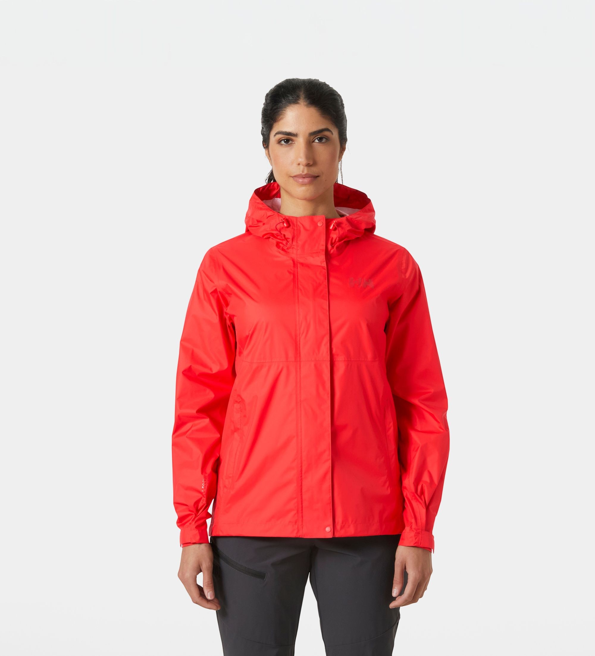 Helly Hansenvoor vrouwen. 63397 Loke waterdichte jas rood (S), Casual, Polyamide, Buiten