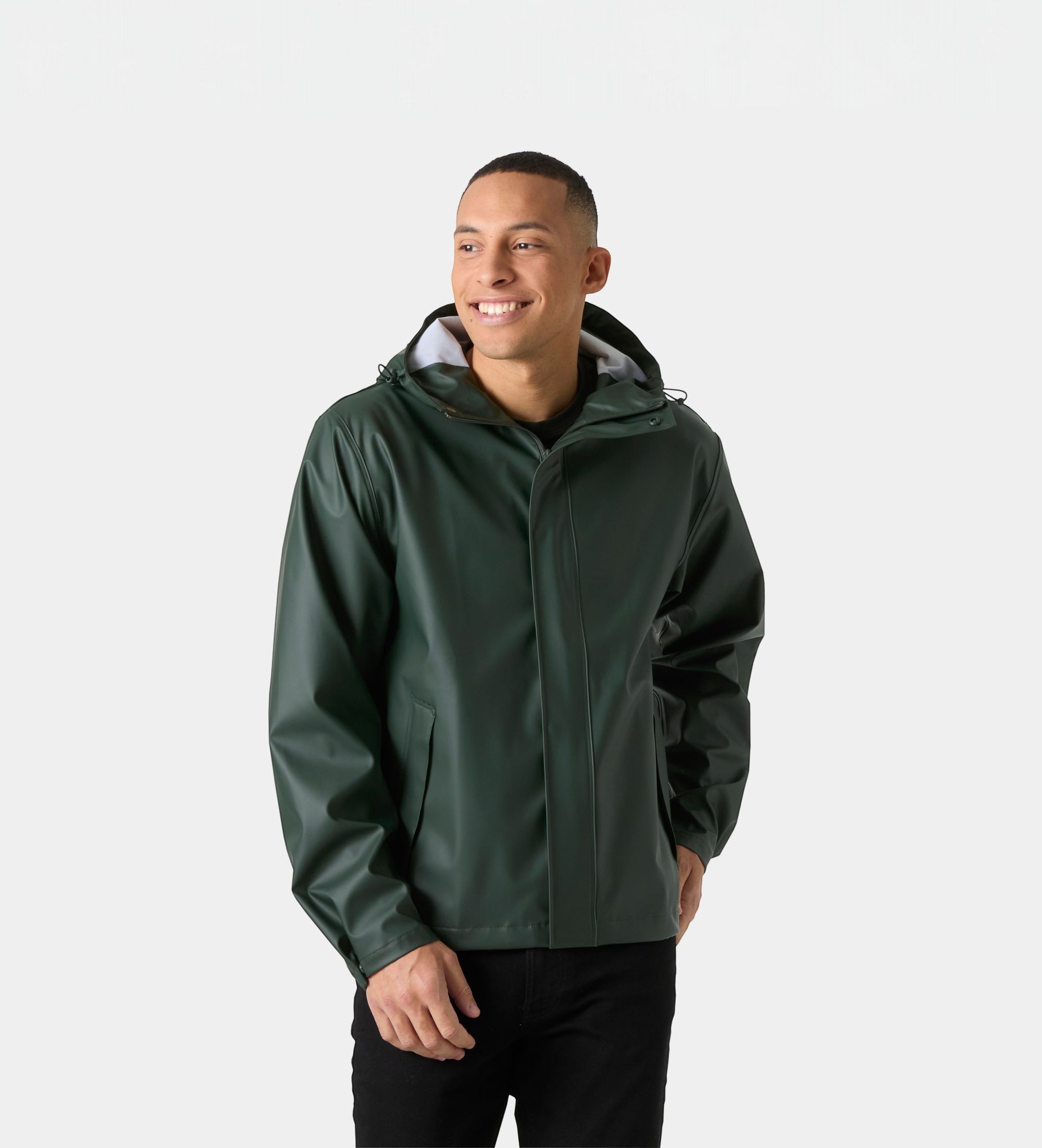 Helly Hansenvoor mannen. 53267 Moss waterdichte jas groen (XXL), Casual, Polyurethaan