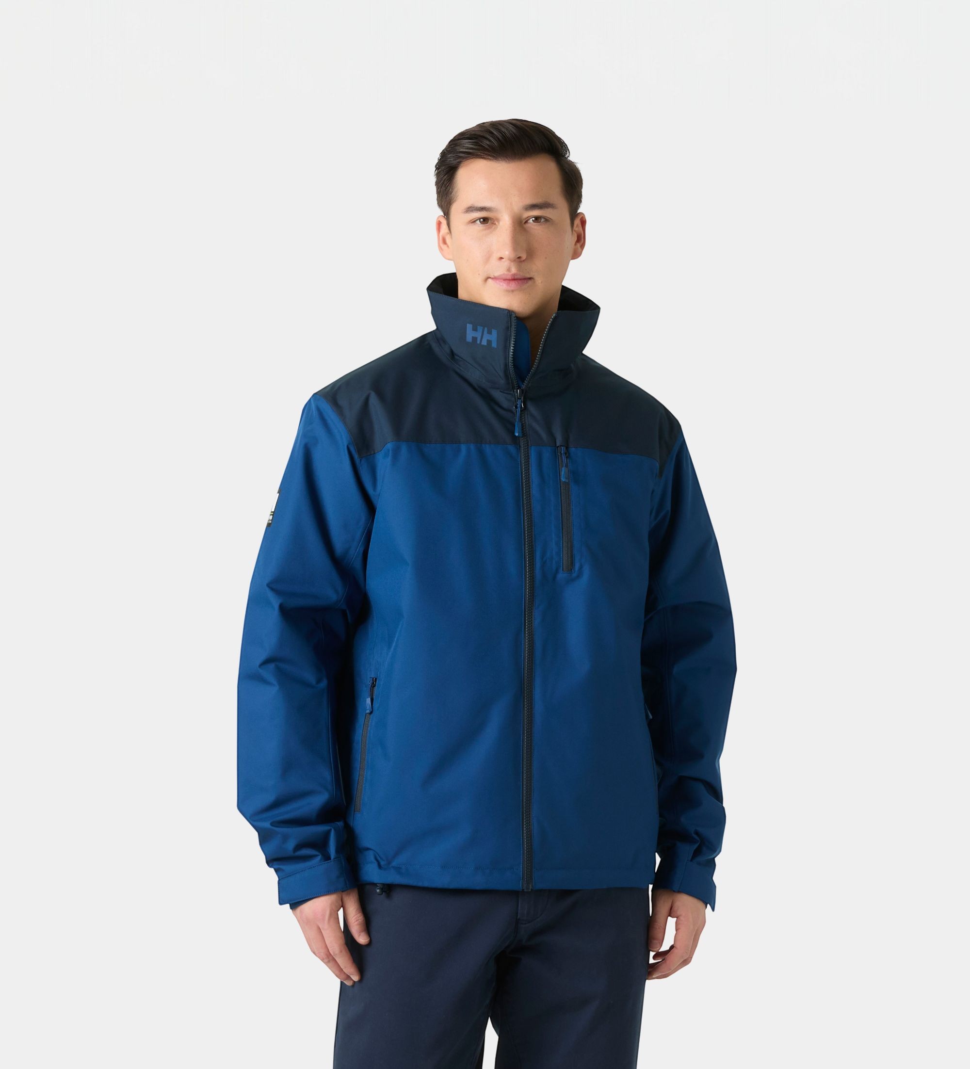 Helly Hansenvoor mannen. 34444 Crew Midlayer 2.0 nautisch vest donkerblauw (M), Casual, Polyester, Buiten, Marineblauw
