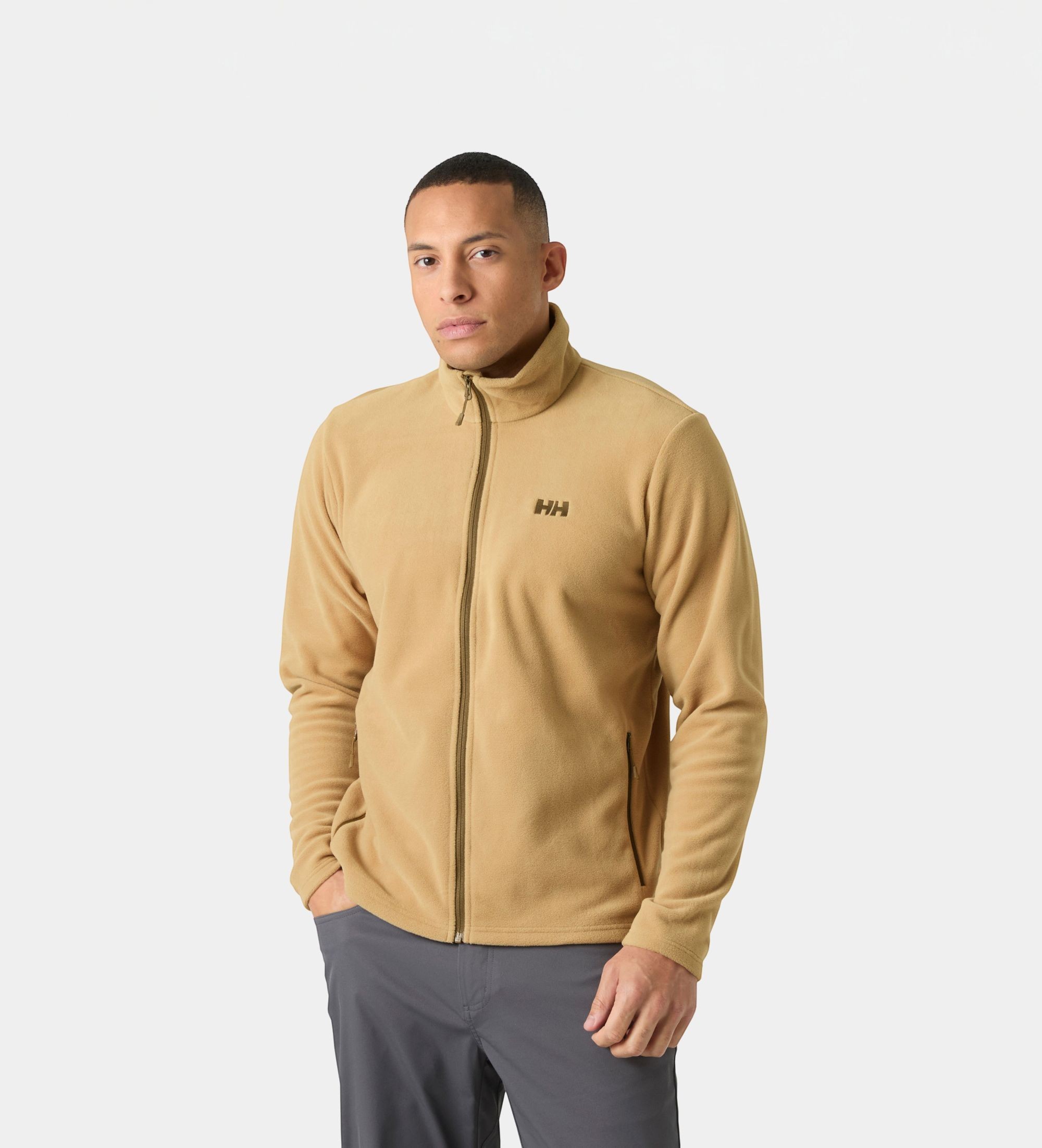 Helly Hansenvoor mannen. 48281 Daybreaker fleecejas beige (XXL), Casual, Polyester, Buiten