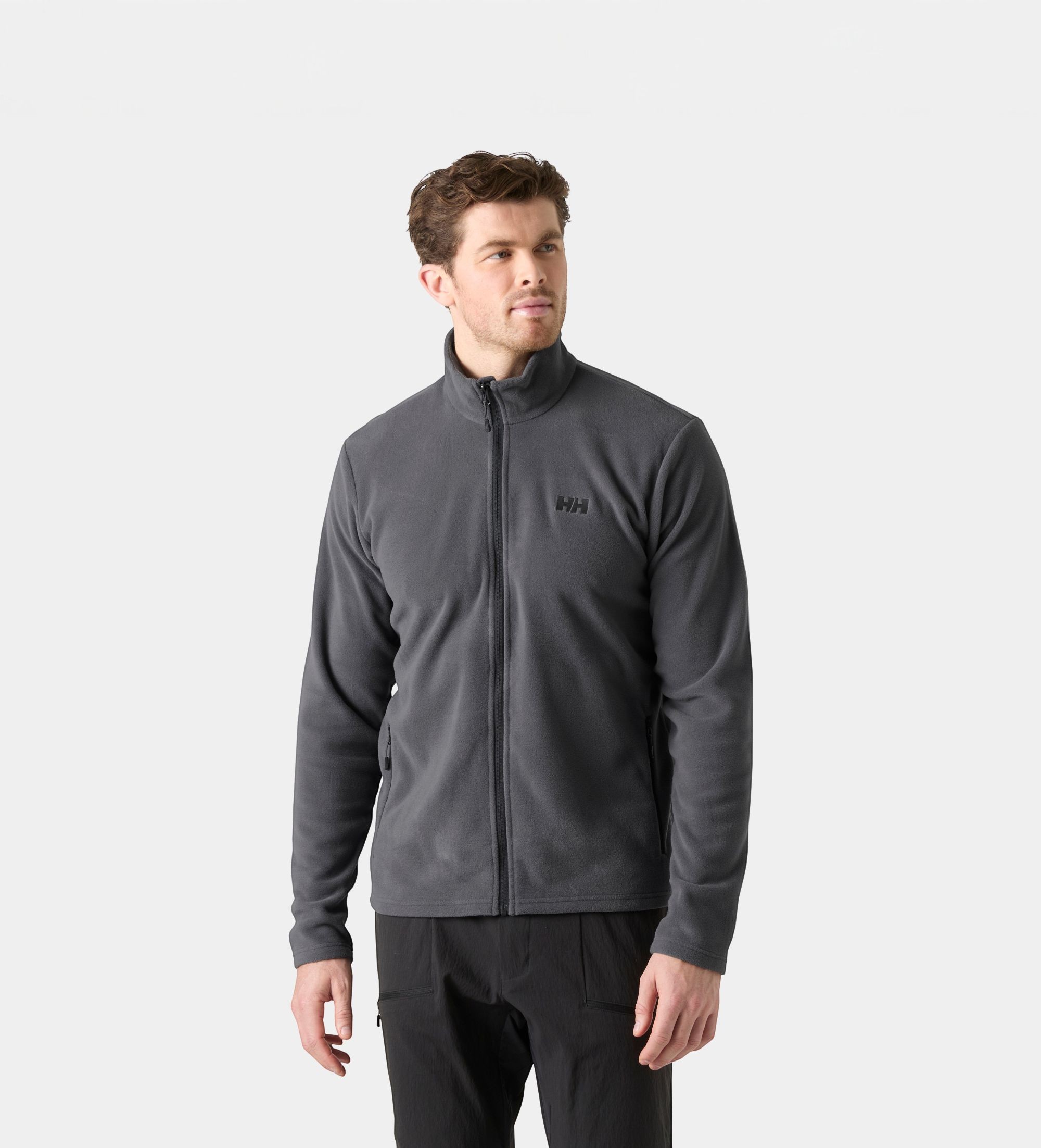Helly Hansenvoor mannen. 48281 Daybreaker fleecejack grijs (S), Casual, Polyester, Buiten