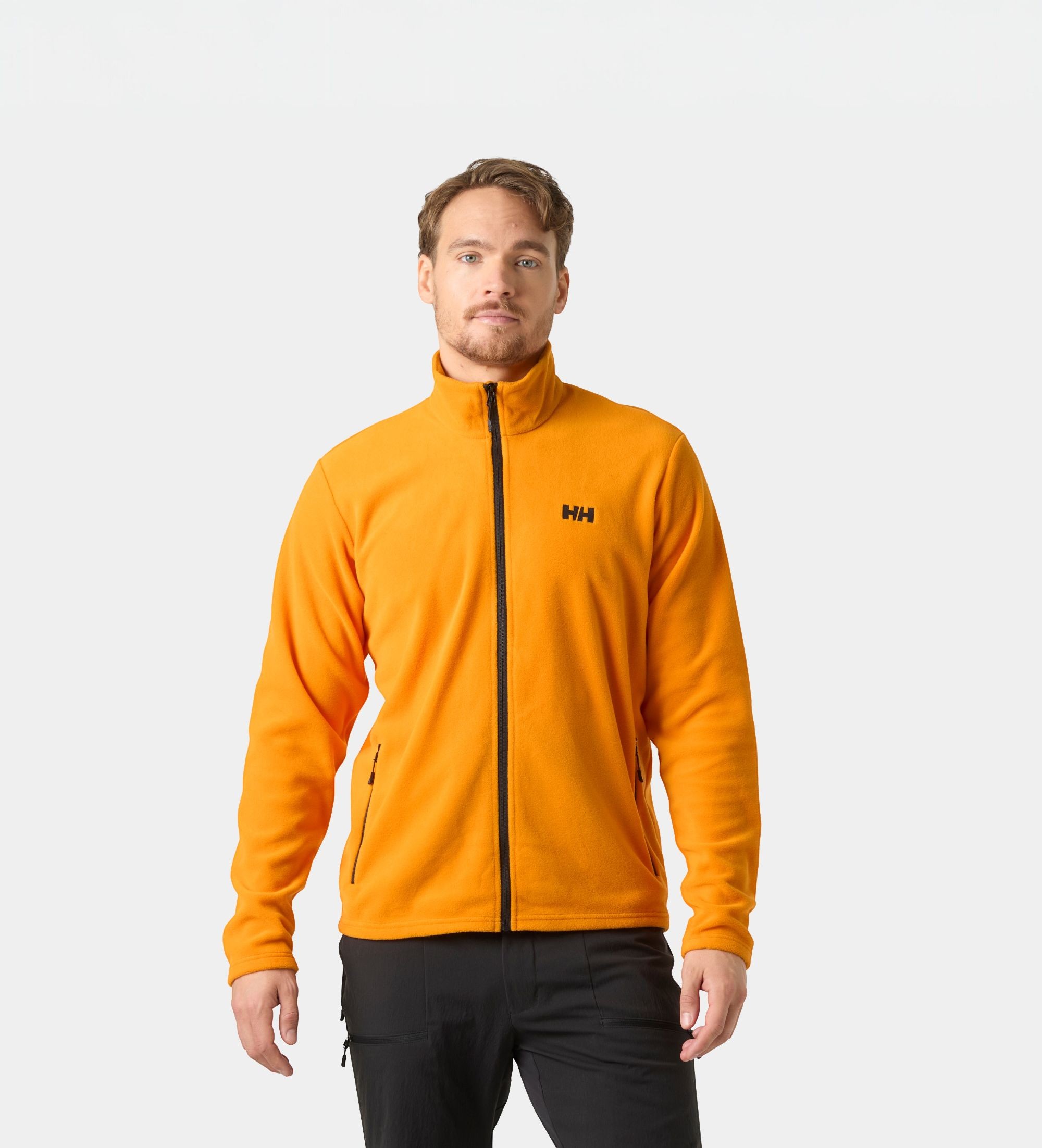 Helly Hansenvoor mannen. 48281 Lichtoranje Daybreaker fleecejack (XXL), Casual, Polyester, Buiten