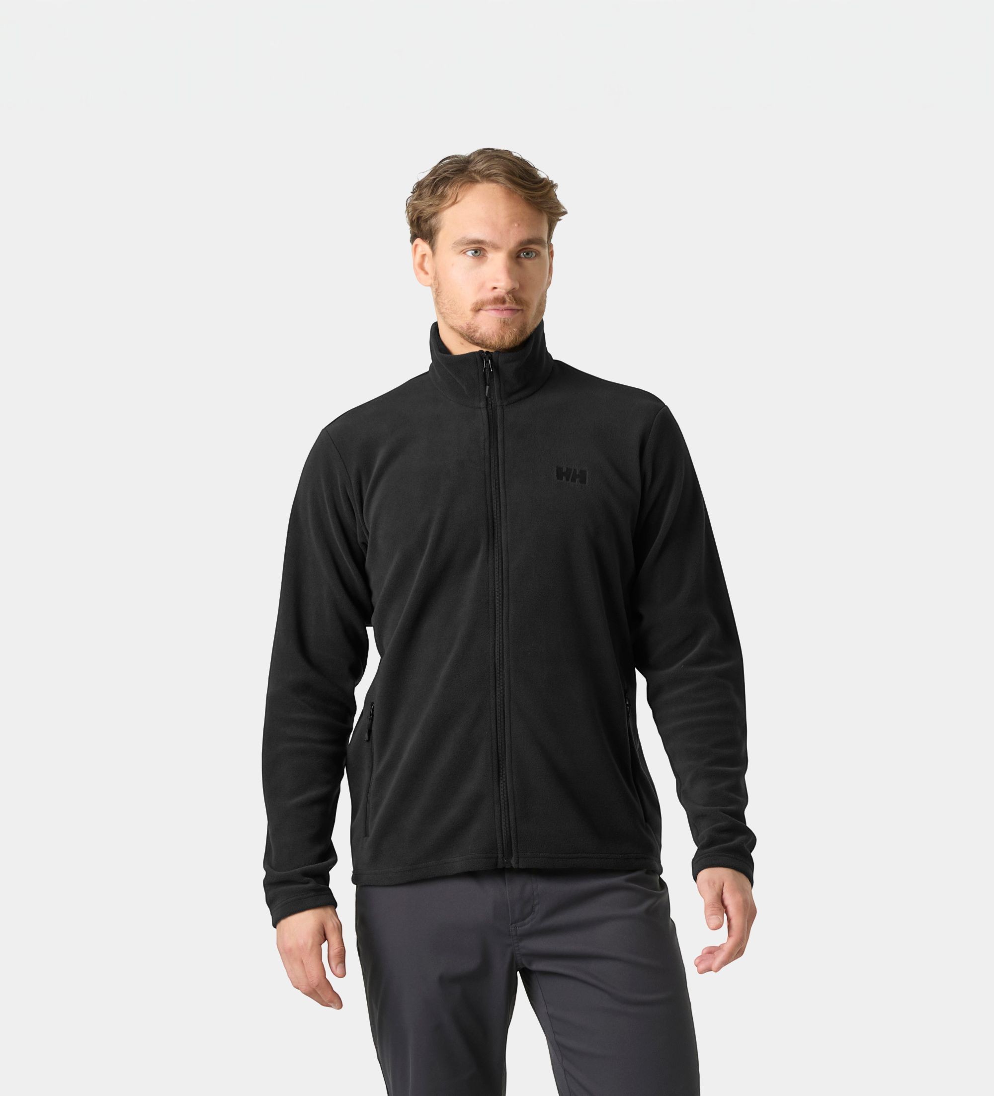 Helly Hansenvoor mannen. 48281 Daybreaker fleecejack zwart (L), Casual, Polyester, Buiten