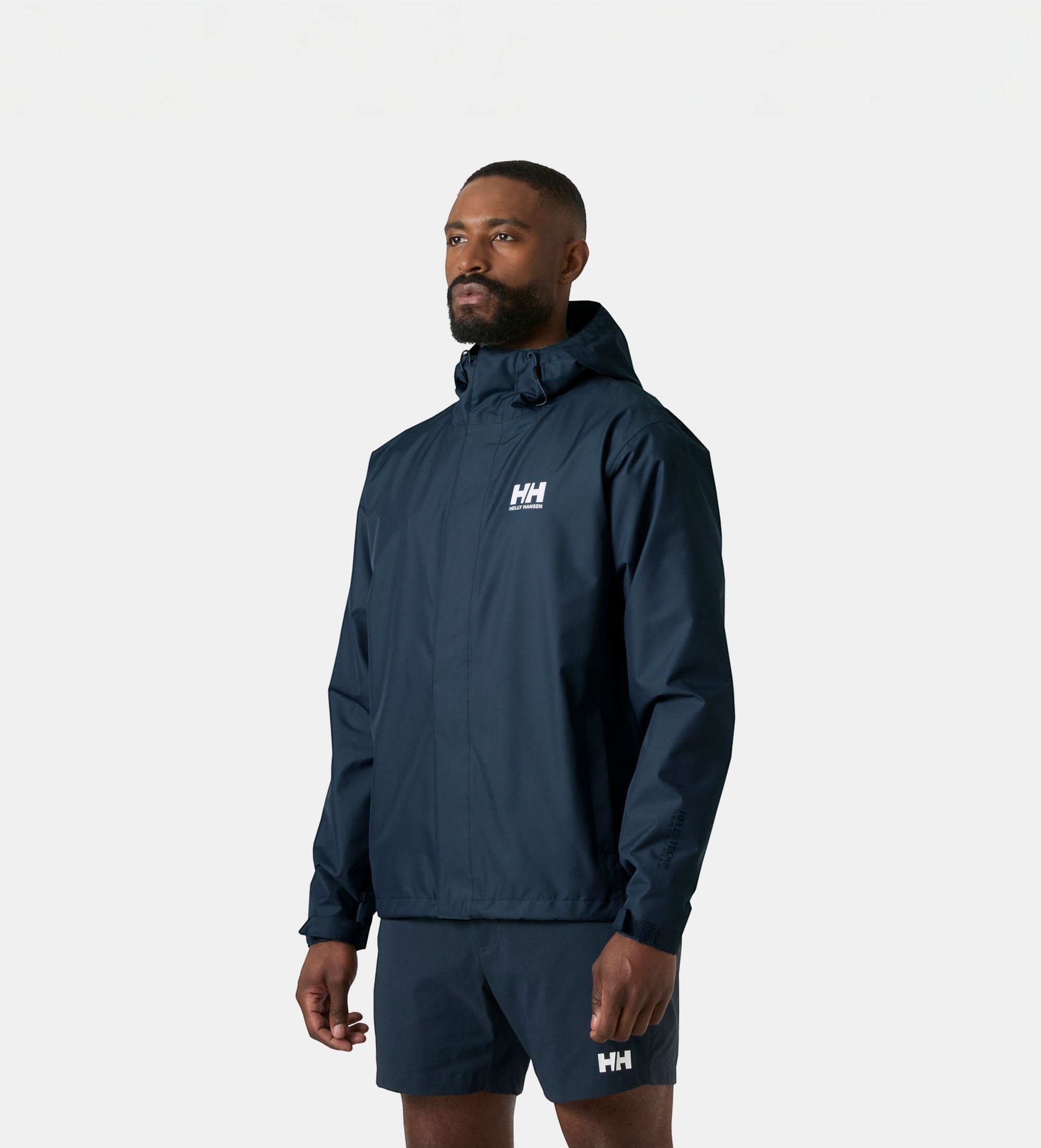 Helly Hansenvoor mannen. 62047 Seven J waterdichte jas marineblauw (5XL), Casual, Polyester, Buiten