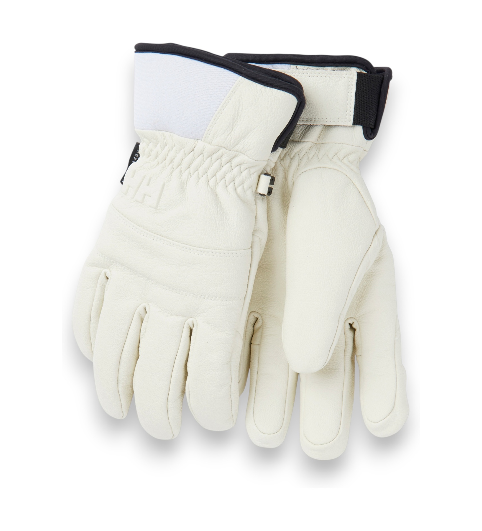 Helly Hansenvoor vrouwen. 67637 Witte leren Alphelia handschoenen (M), Casual, Leer, Buiten