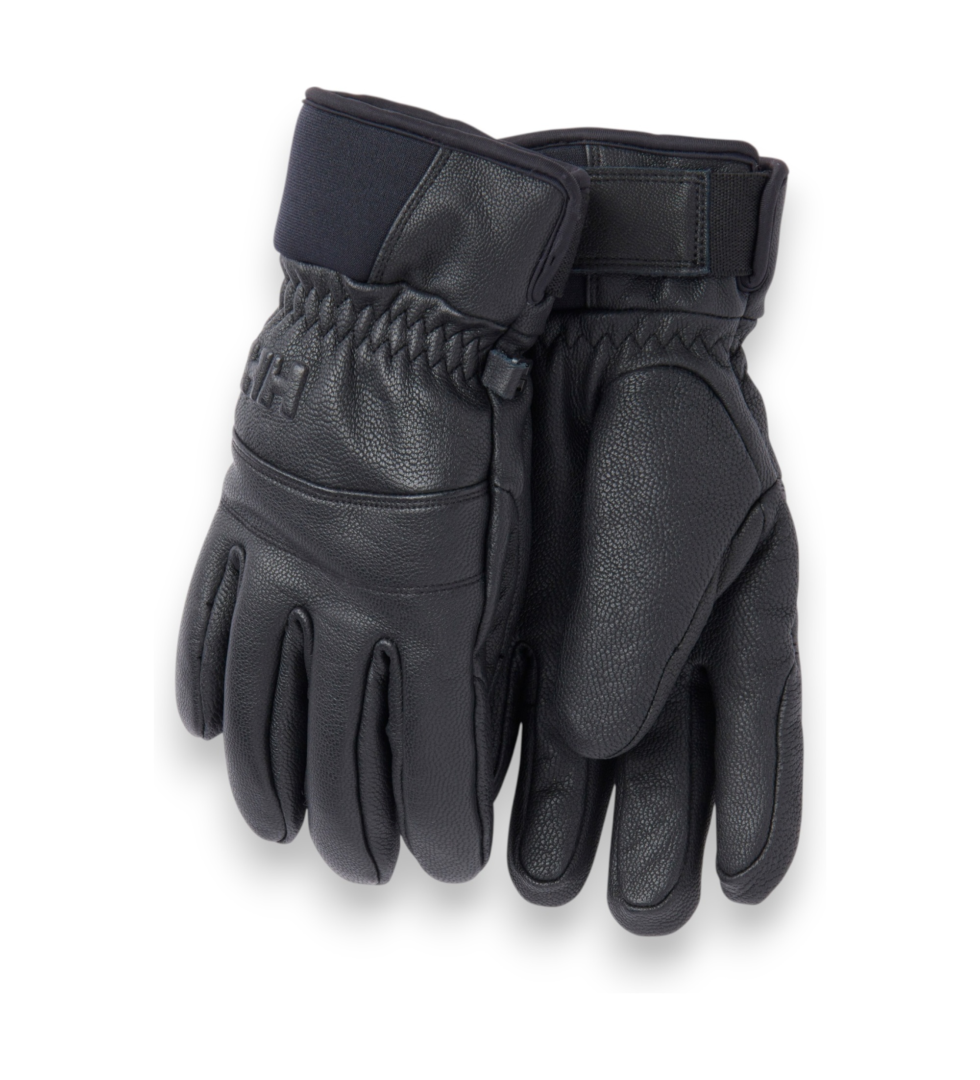 Helly Hansenvoor vrouwen. 67637 Zwarte leren Alphelia handschoenen (L), Casual, Leer, Buiten