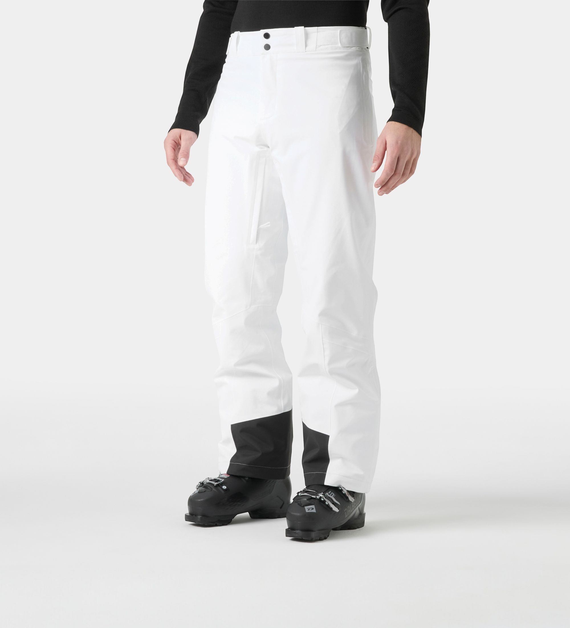 Helly Hansenvoor mannen. 66142 Alpha skibroek wit (S), Buiten, Polyamide, Sneeuw
