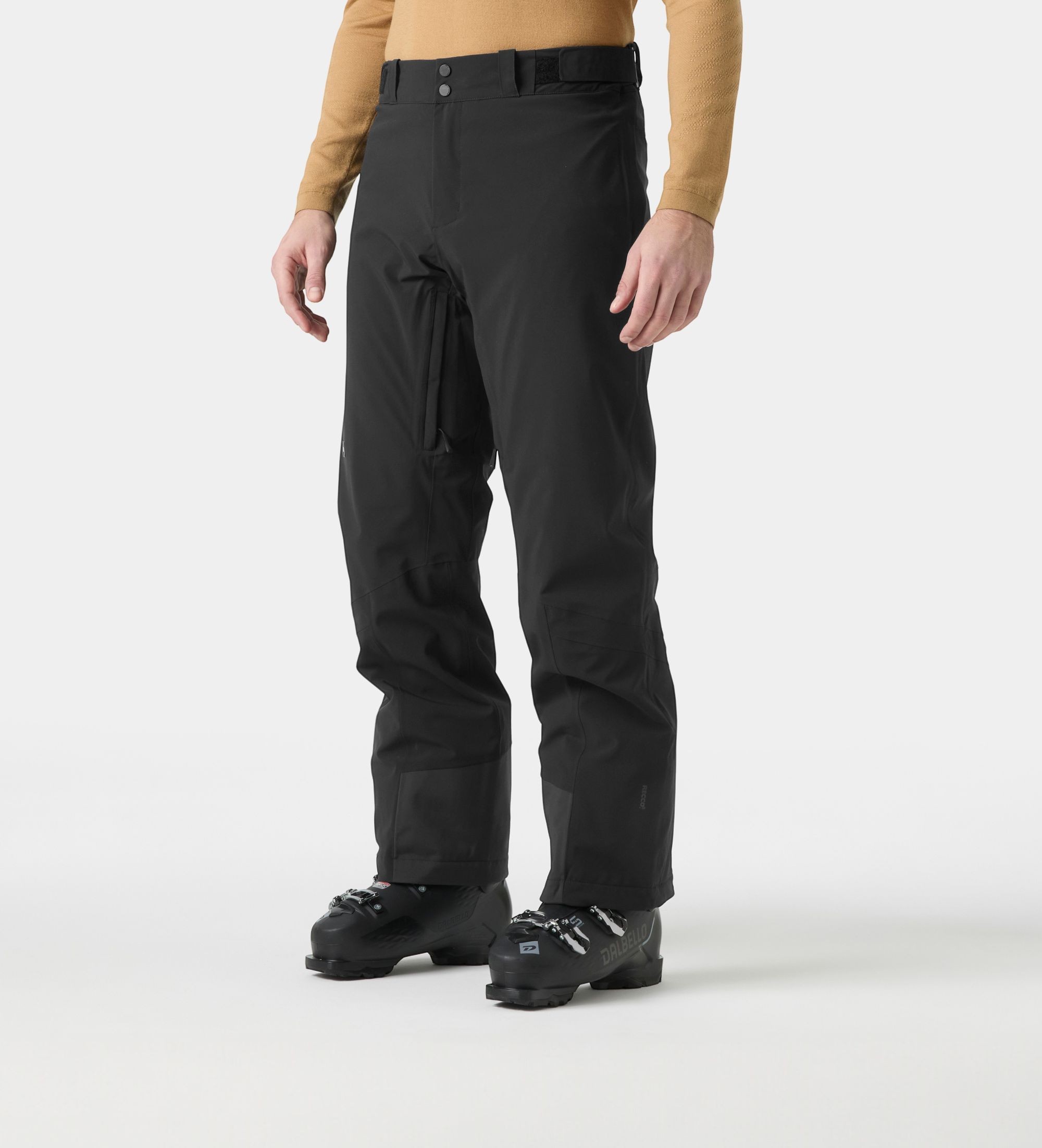 Helly Hansenvoor mannen. 66142 Alpha skibroek zwart (L), Buiten, Polyamide, Sneeuw