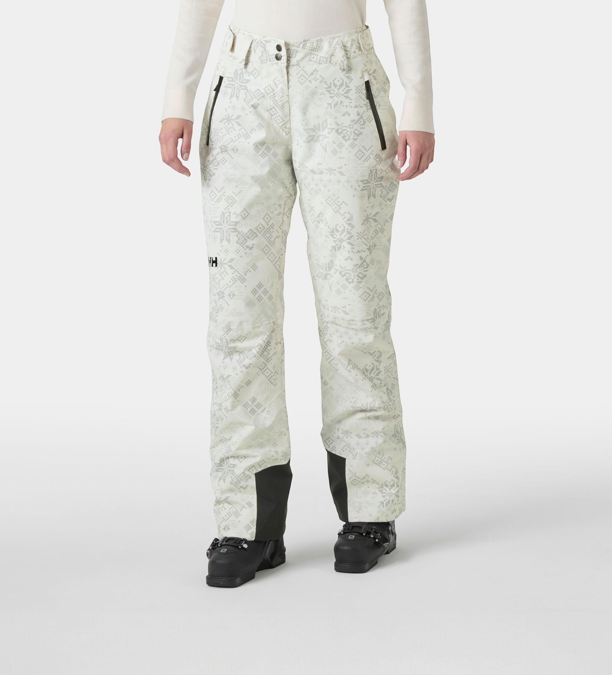 Helly Hansenvoor vrouwen. 65683 Legendary beige skibroek (XL), Sportief, Buiten, Polyamide, Sneeuw