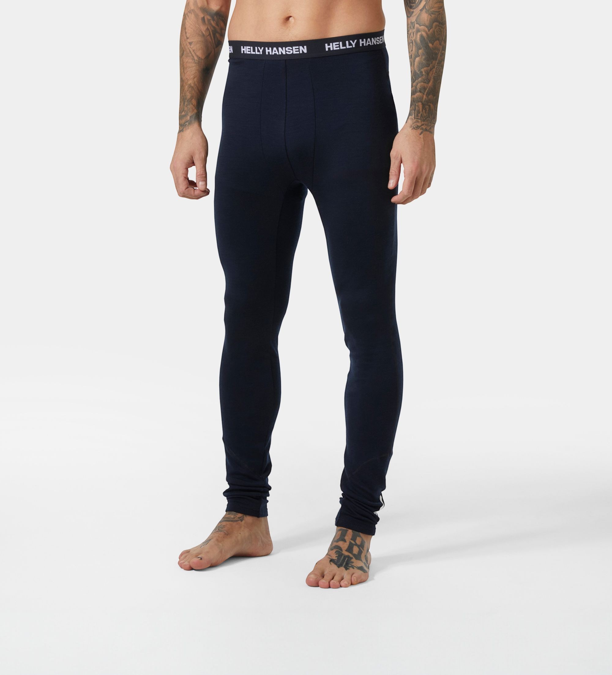Helly Hansenvoor mannen. 49366 Lifa Merino Midweight thermobroek marineblauw (S), Homewear, Wol