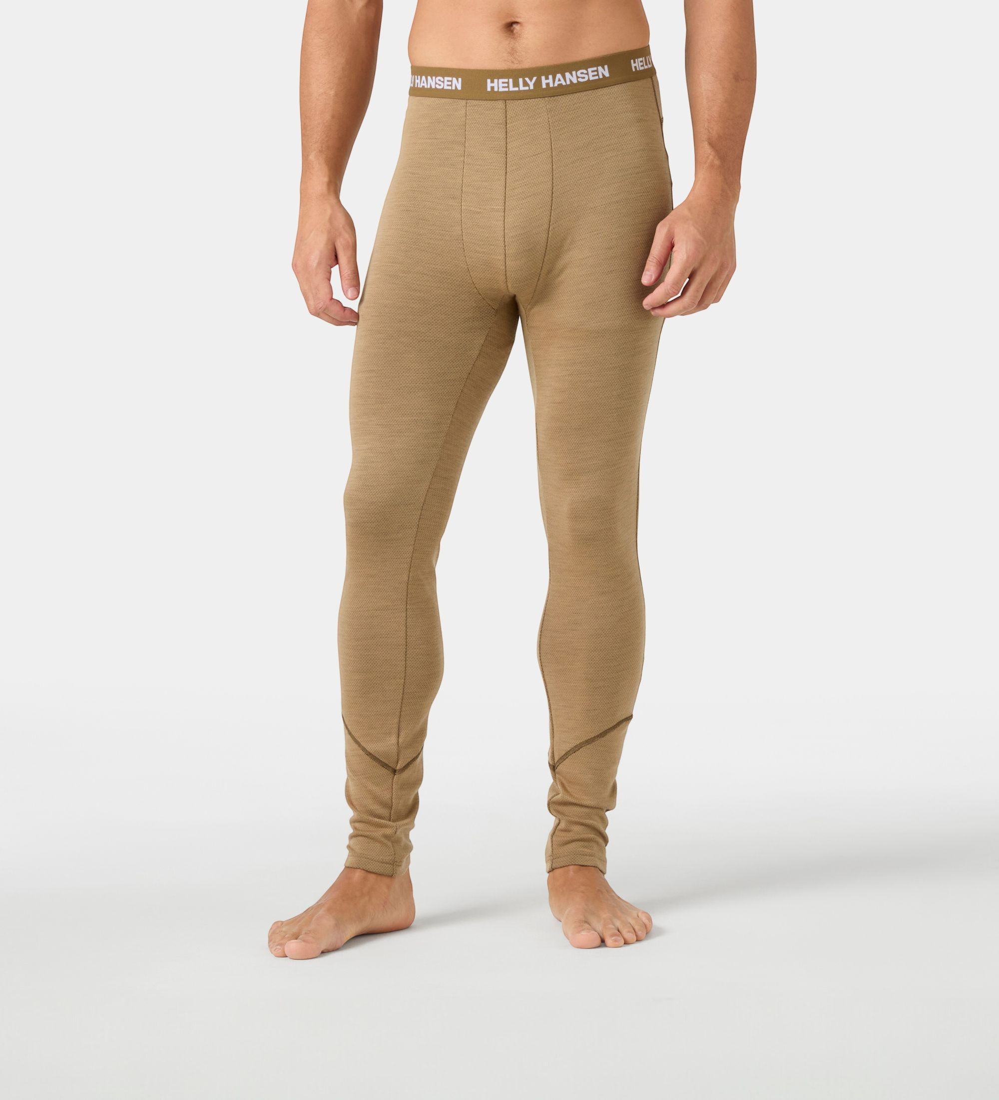 Helly Hansenvoor mannen. 49366 Lifa Merino Midweight thermobroek beige (XL), Homewear, Wol