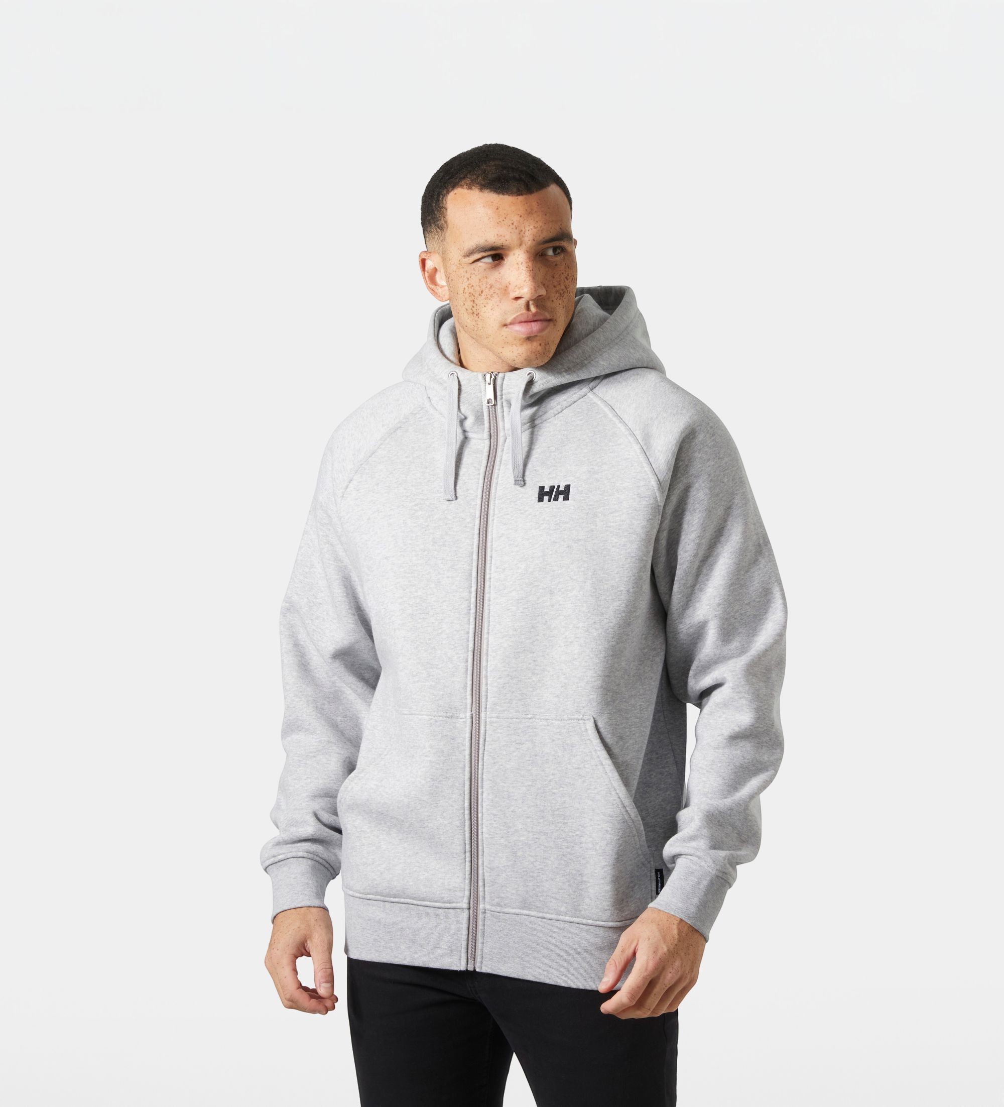 Helly Hansenvoor mannen. 54284 Elevate hoodie met rits grijs (XL), Casual, Katoen