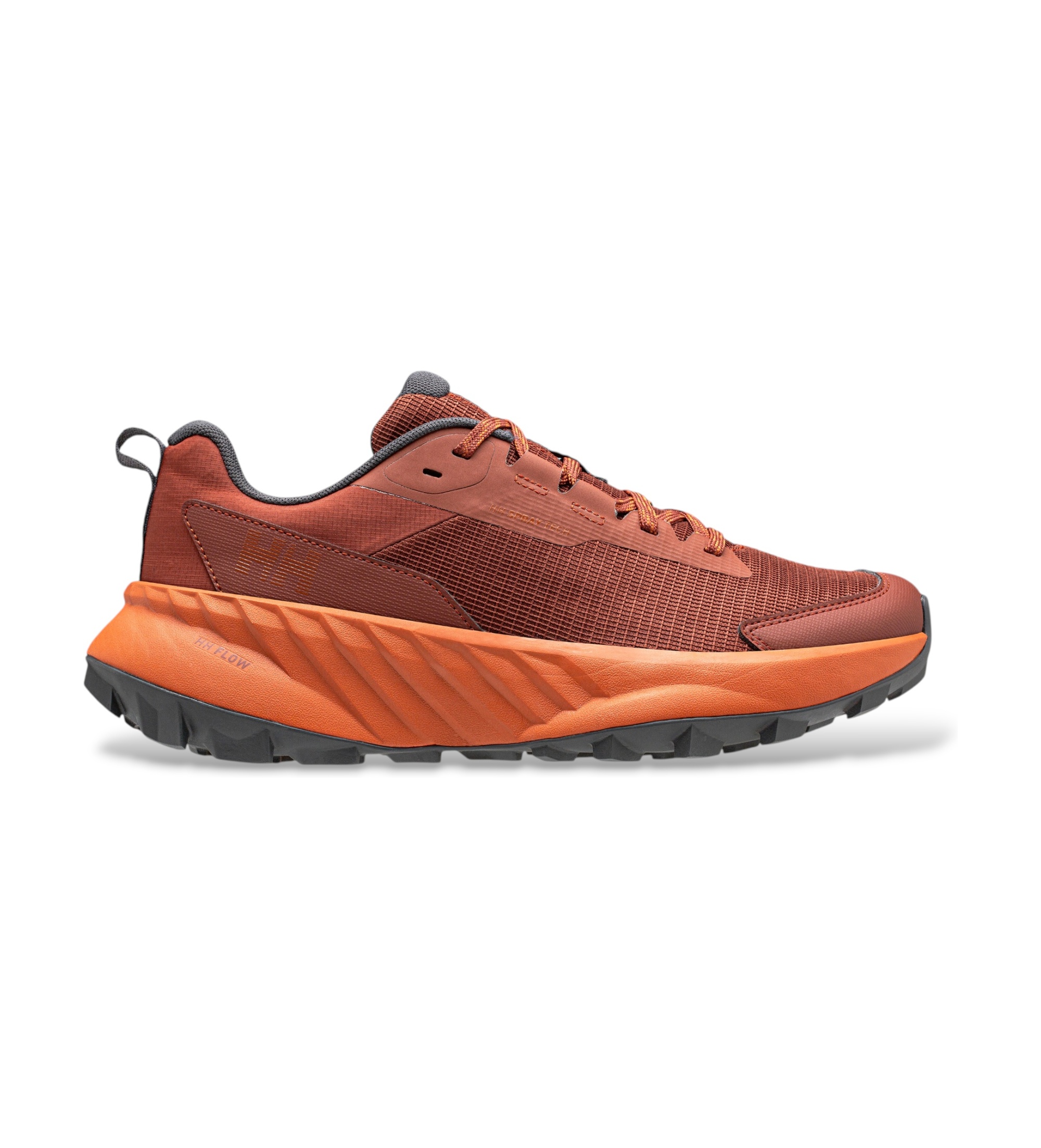 Helly Hansenvoor mannen. 12091 Oranje AWE Hiker DWR wandelschoenen (46.5), Plat, Veters, Casual, Buiten, Gerecycled polyester