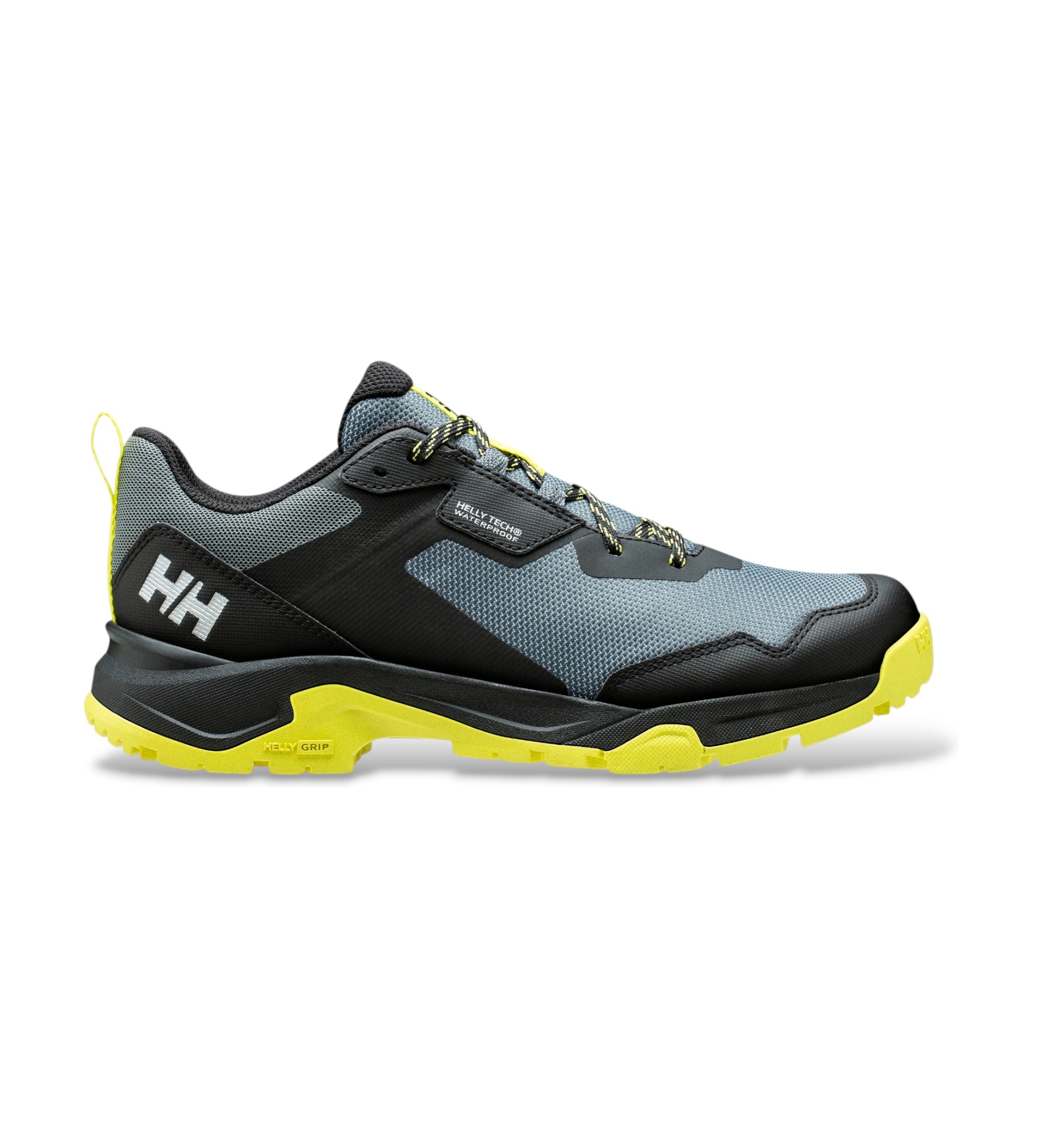 Helly Hansenvoor mannen. 12095 Canyon Low HT grijze bergschoenen (46), Plat, Veters, Casual, Grijs, Buiten, Gerecycled polyester