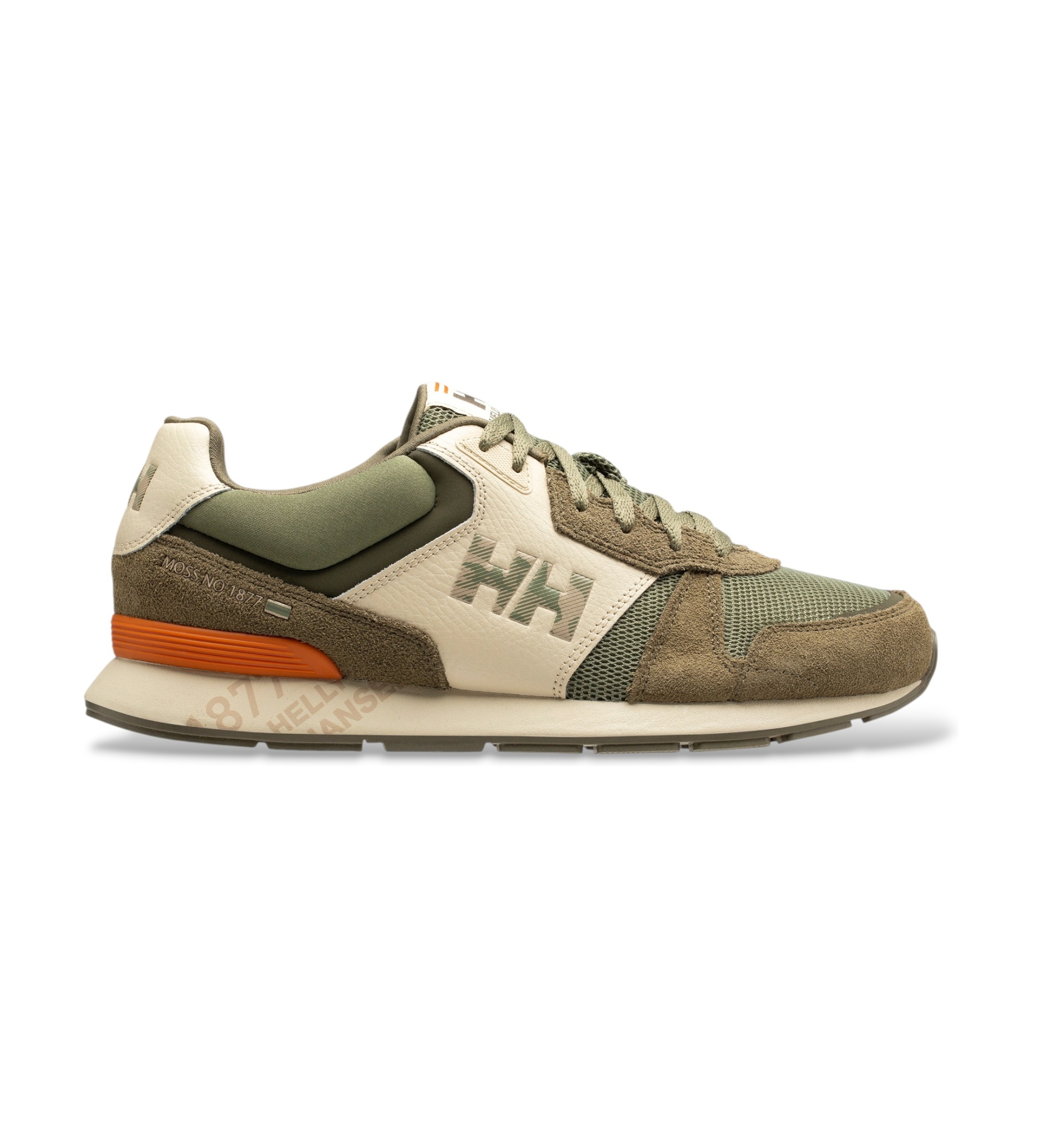 Helly Hansenvoor mannen. 11994 Groene leren sneakers Anakin Leather 2 (43), Leer, Plat, Veters, Casual